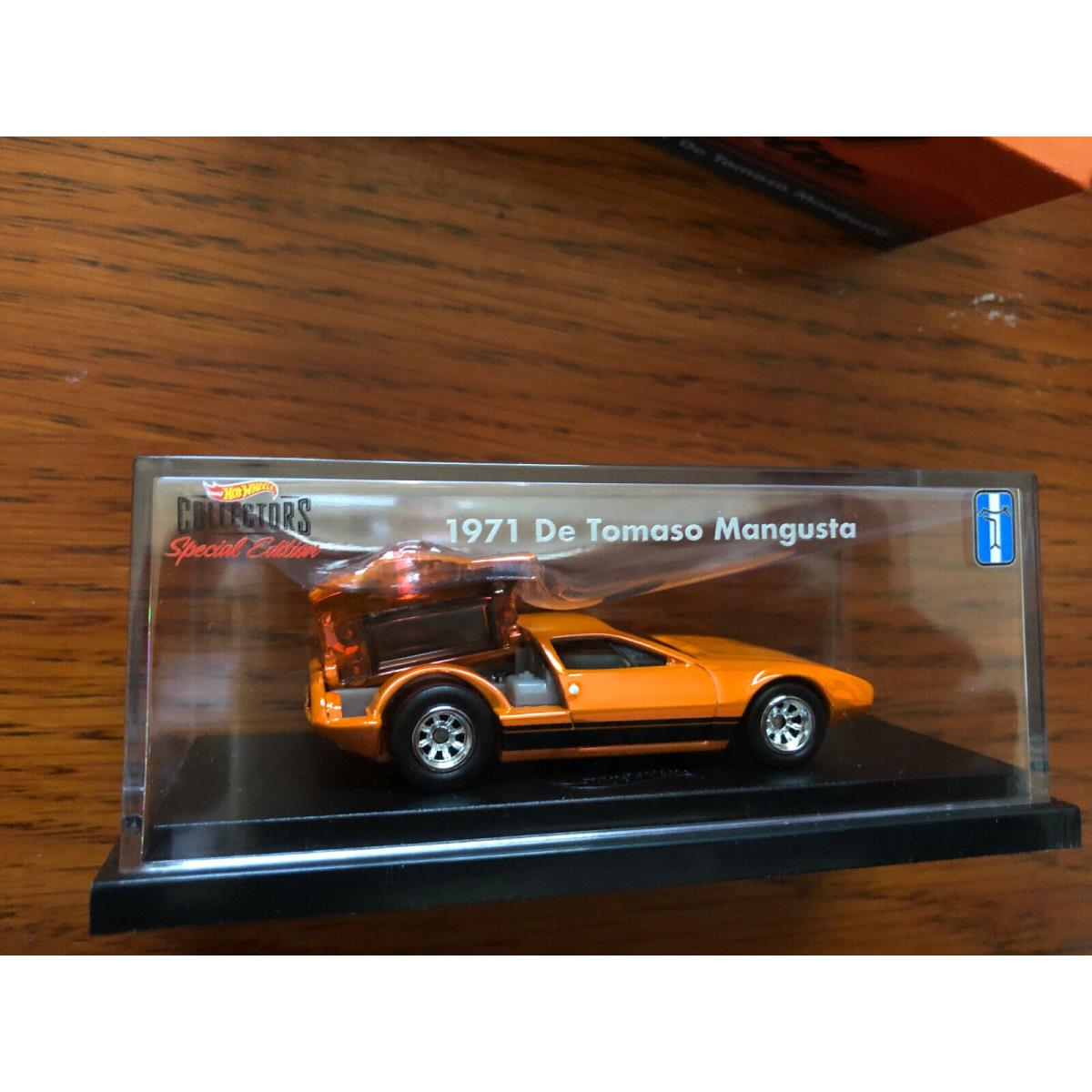 Hot Wheels 2021 Rlc 1971 De Tomaso Mangusta Orange - Red Line Club 13731/20000