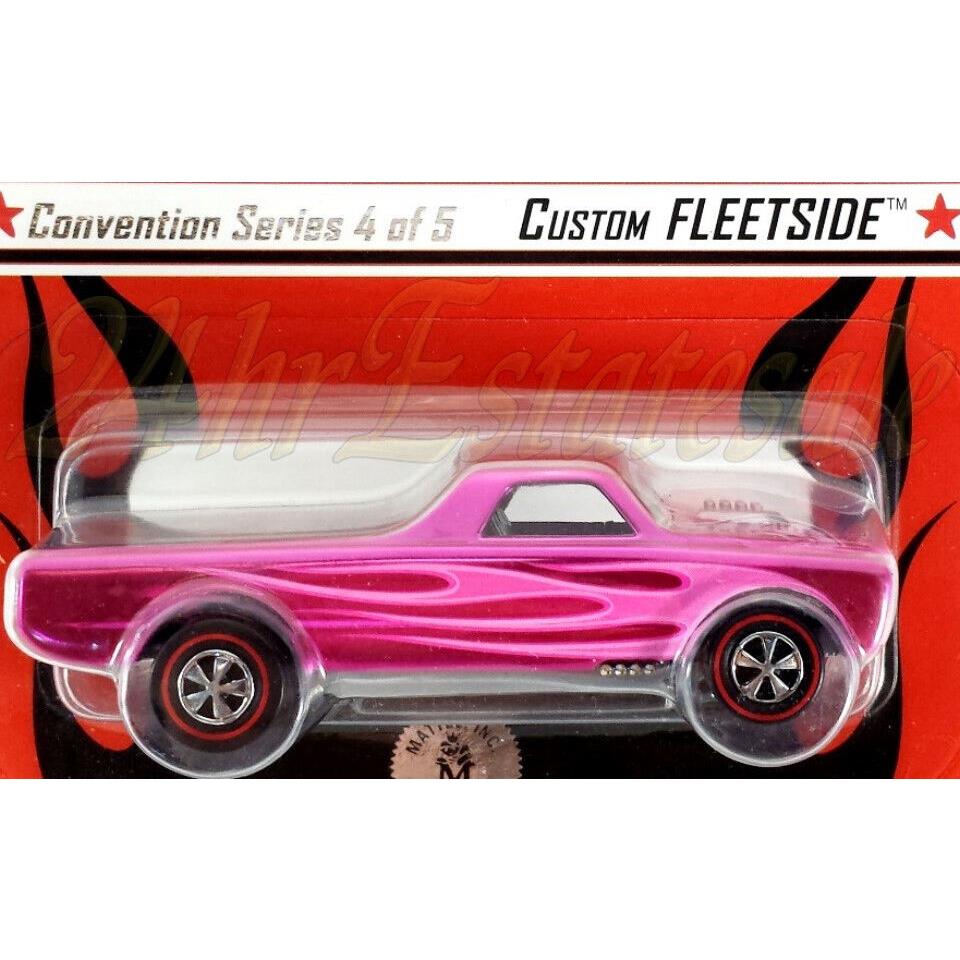 Hot Wheels 17TH Convention Custom Fleetside RL EL Camino Pink Low 320 W/sig L K