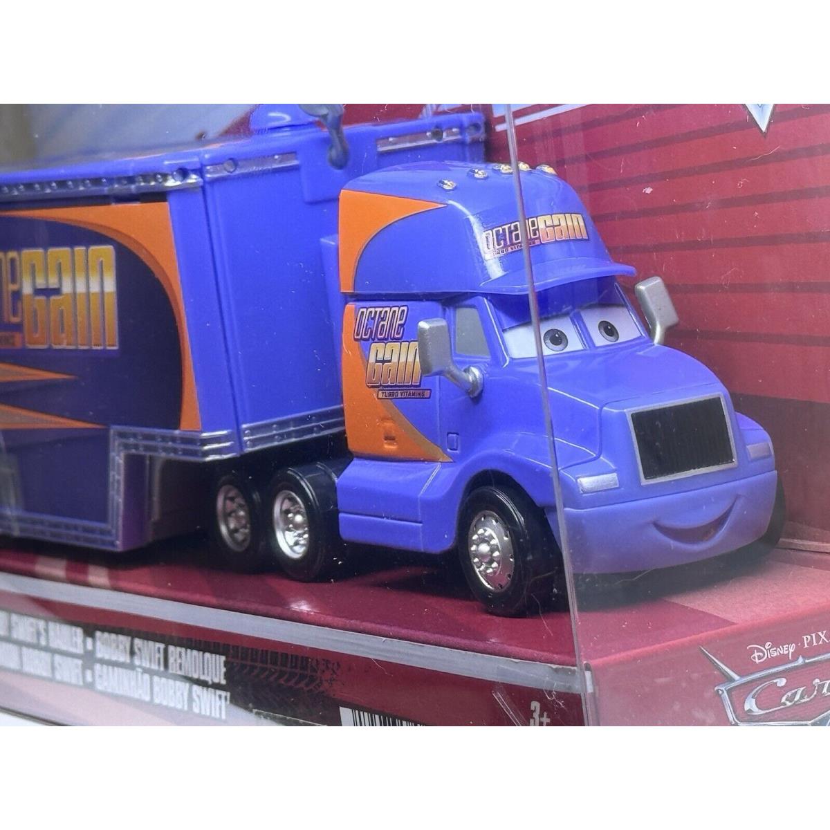 Disney Pixar Cars Bobby`s Swift`s Hauler 19 Octane Gain Hot Wheels Included