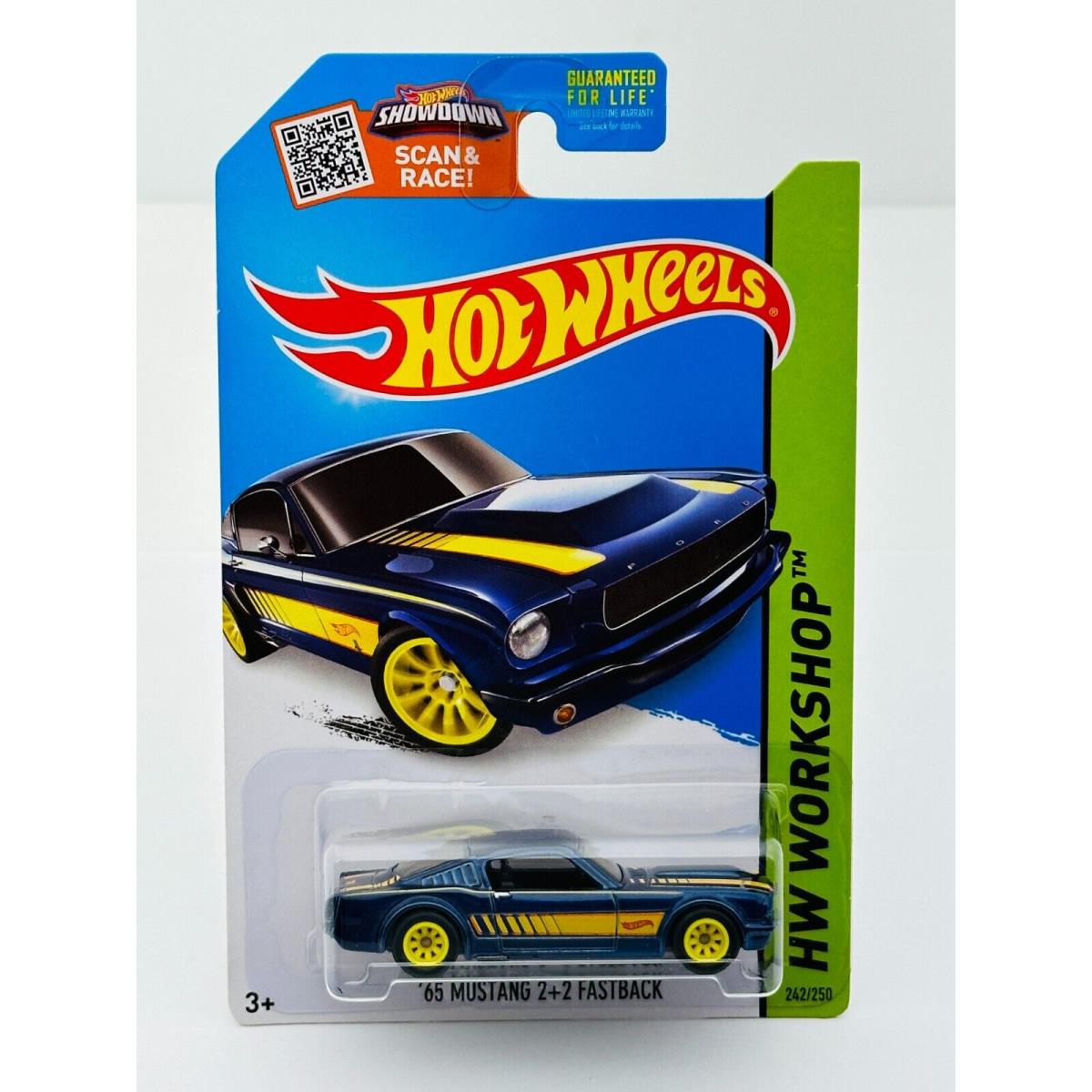 Hot Wheels 2015 Super Treasure Hunt `65 Mustang 2+2 Fastback Blue