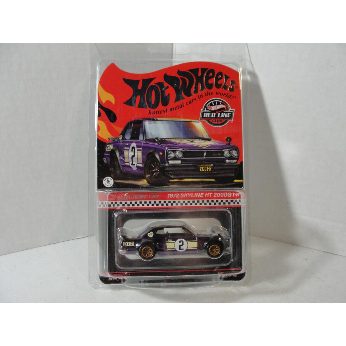 Hot Wheels Rlc 2023 Selections Purple 1972 Skyline HT 2000GT-R Red Line Club Car