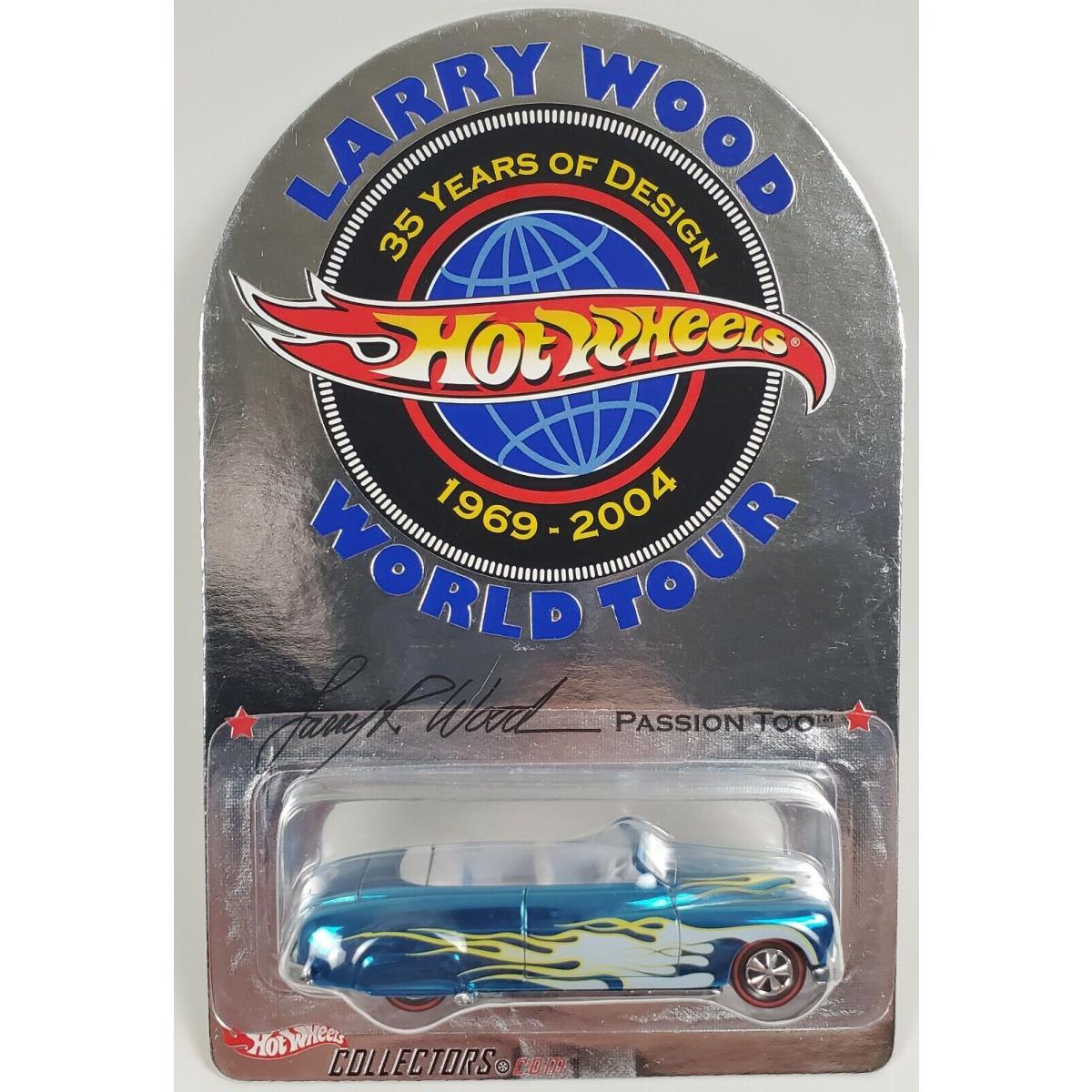 Hot Wheels Passion Too Redline Larry Wood World Tour 35 Years of Design LE 2500