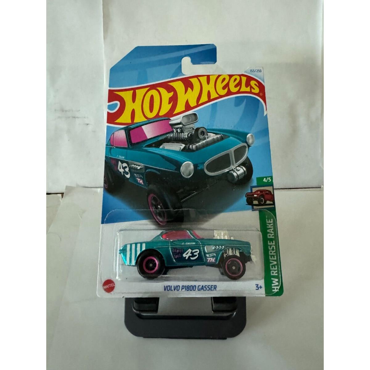 Hot Wheels Super Treasure Hunts Volvo P1800 Gasser HW Reverse Rake MT64