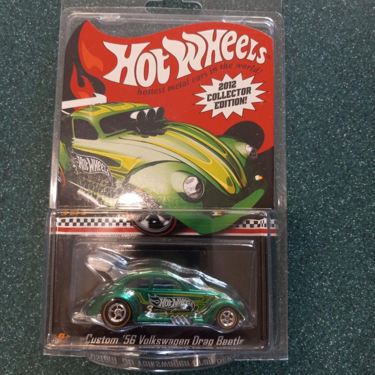 Hot Wheels Custom `56 Volkswagen Drag Beetle Rlc 2012 Collector Edition