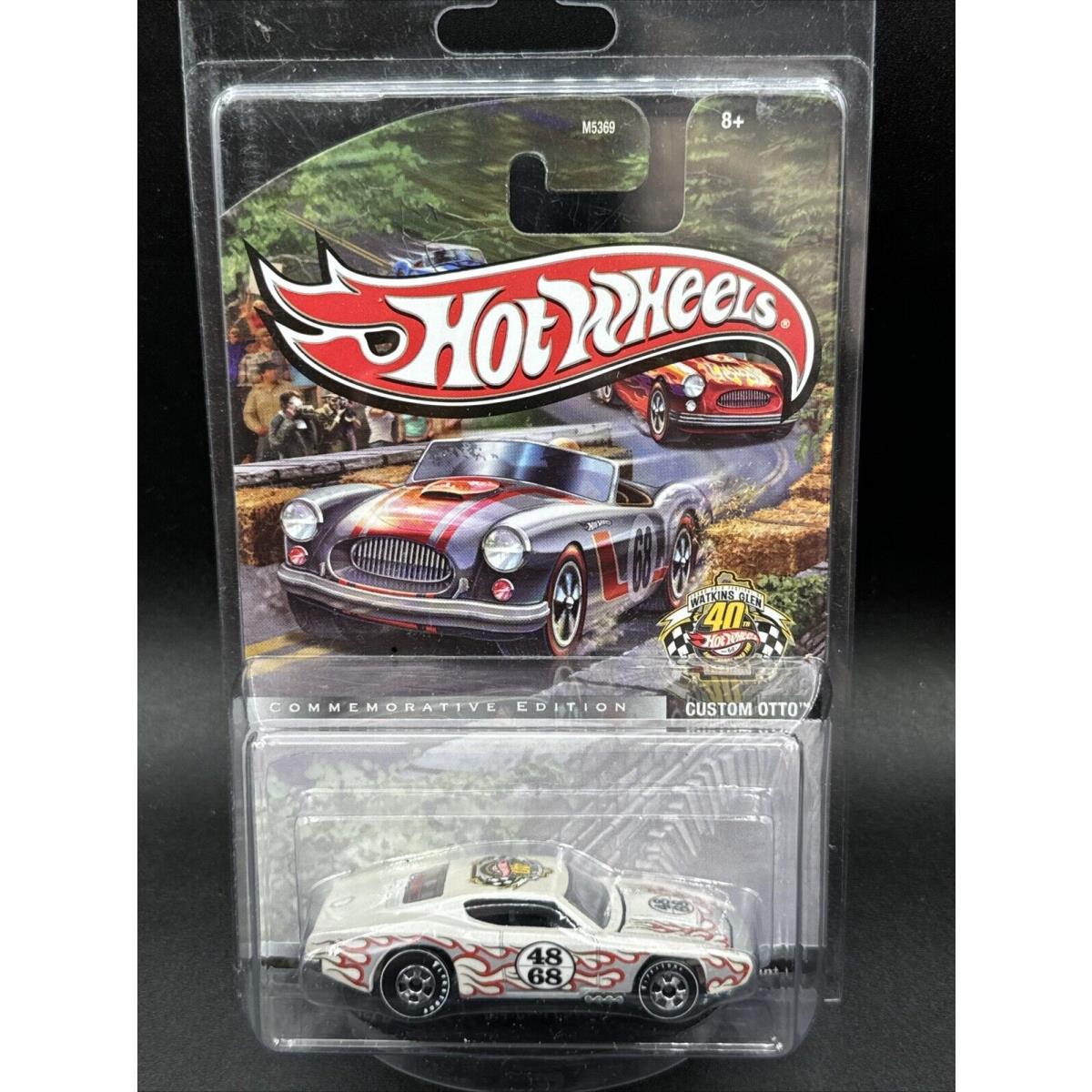 2008 Hot Wheels White Commemorative Edition Custom Otto Watkins Glen NY 40th An