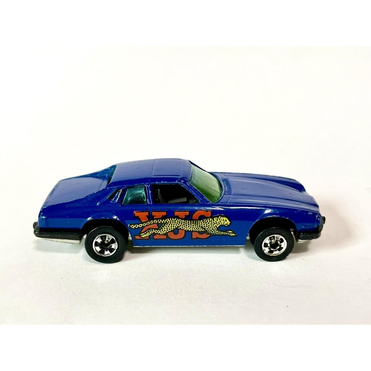 Vintage Hot Wheels 1977 Jaguar Xjs 3 Scale Model Dark Blue