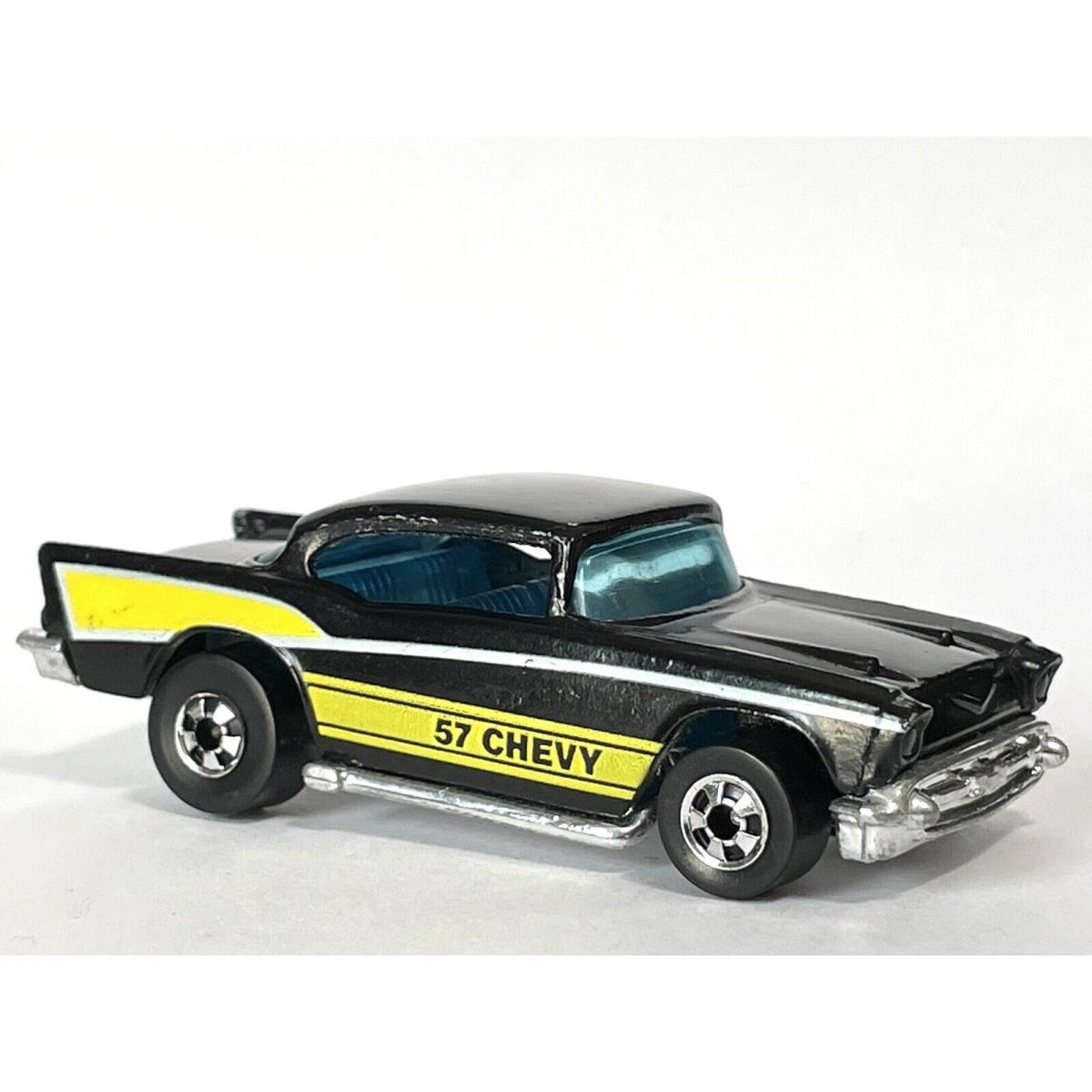 1980 Vtg Hot Wheels The Hot Ones 9638 Black `57 Chevy Bel Air