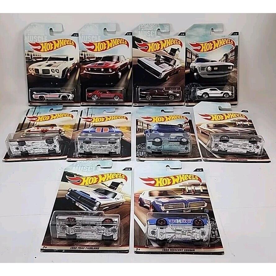 Hot Wheels 2016 Walmart Vintage American Muscle Complete Set of 10