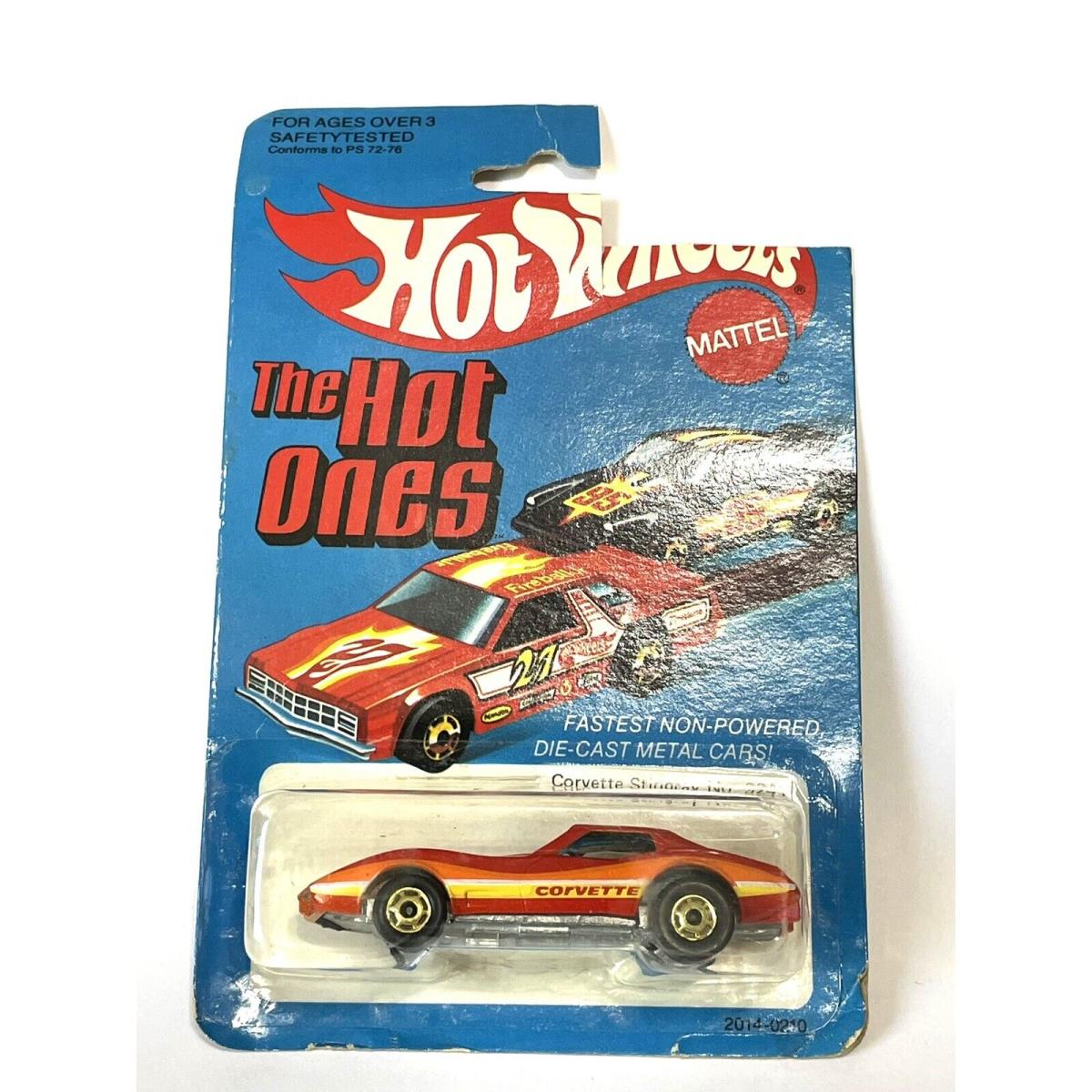 Vintage Hot Wheels 1980 Corvette Stingray Gold Rims Hong Kong Rare