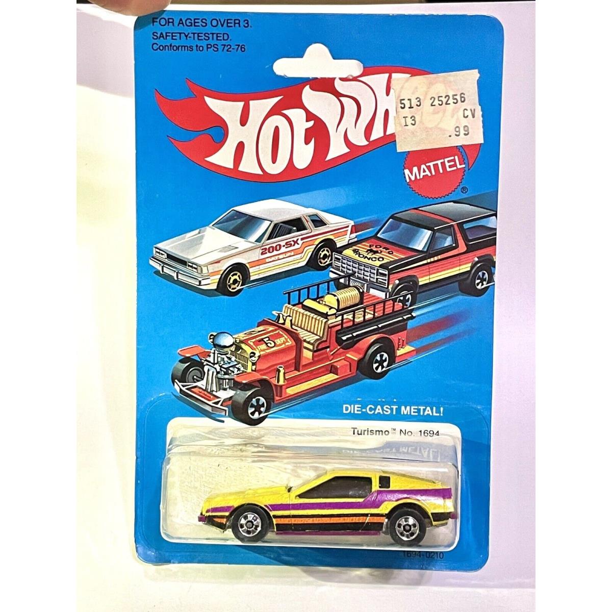 1982 Vintage Hot Wheels Rare Yellow Turismo Delorean