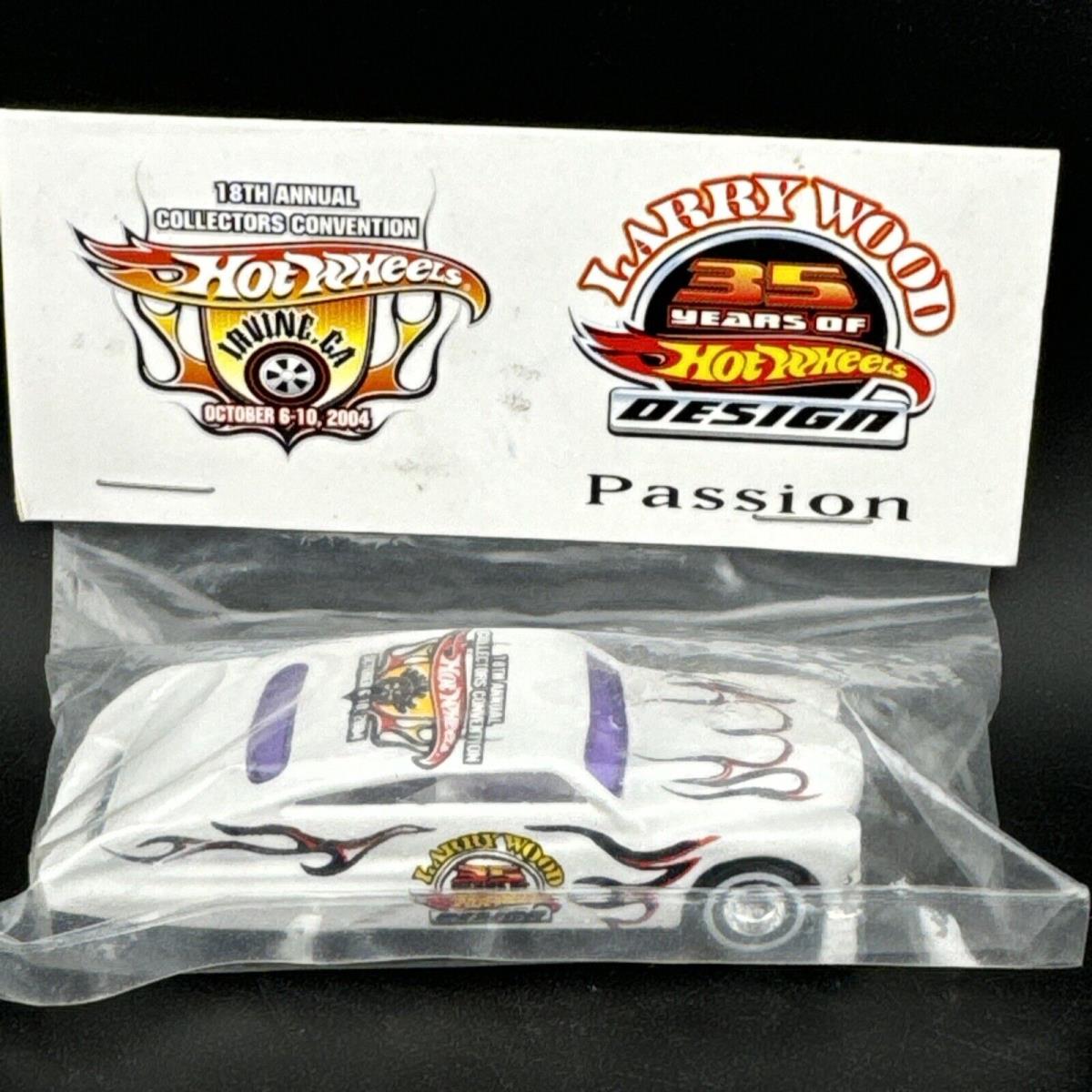 2004 Hot Wheels White Purple Passion 18th Convention 35 Years Design Larry Wood