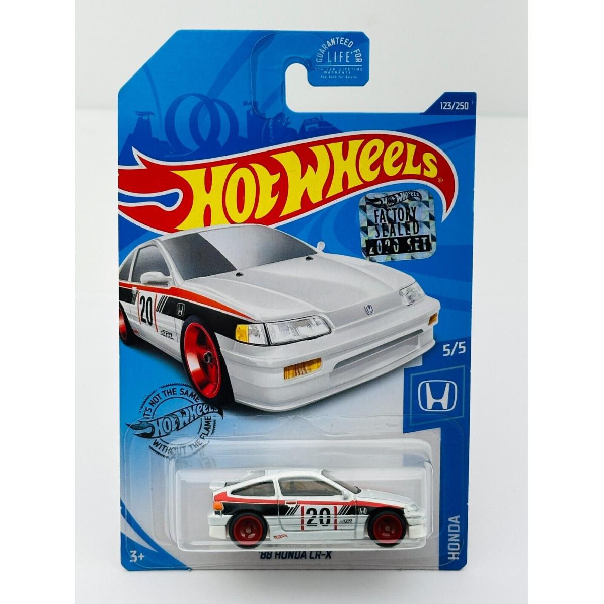 Hot Wheels 2020 Super Treasure Hunt 88 Honda Crx White w/ Sticker