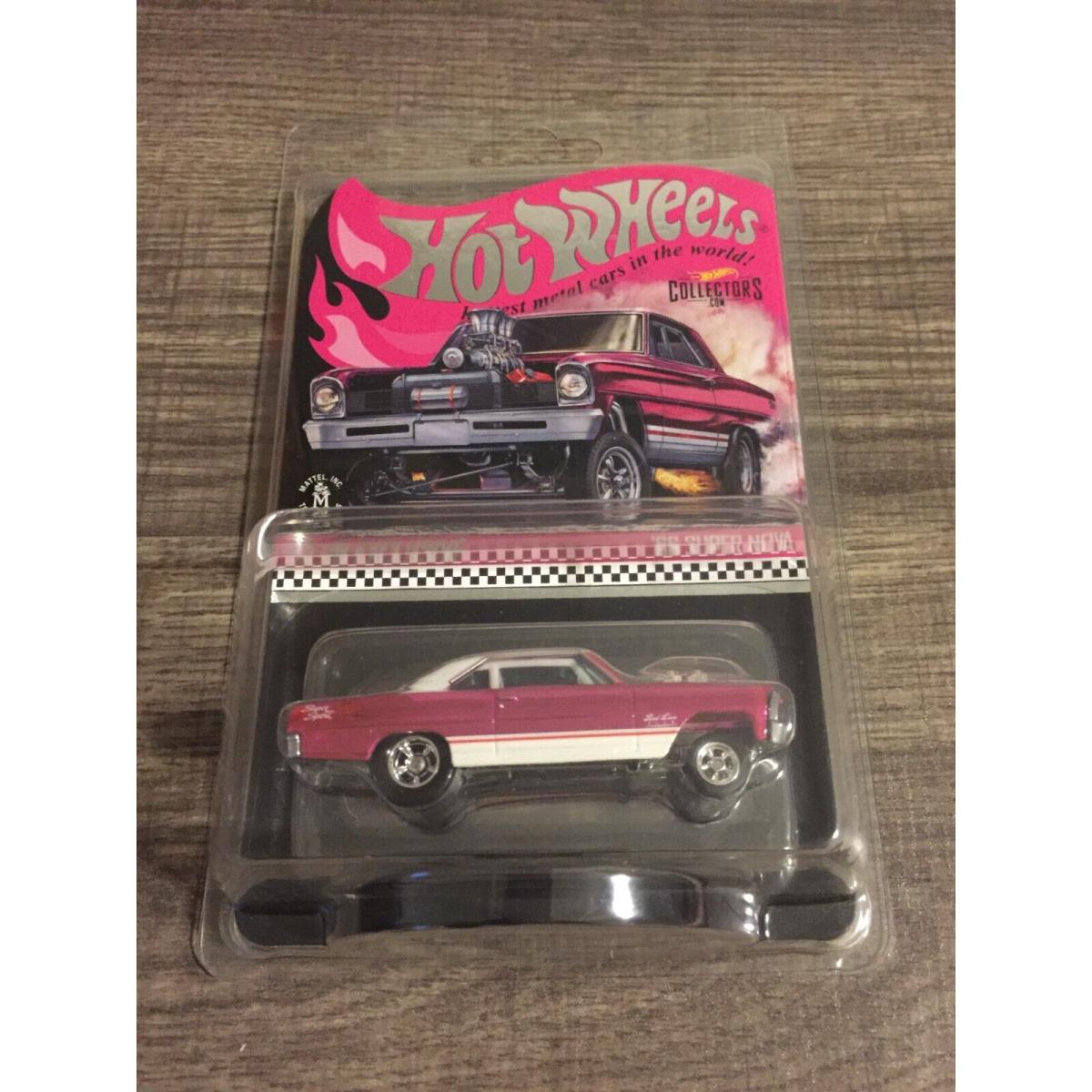 K Hot Wheels 2021 Redline Club Rlc Pink Party Car 1966 Super Nova Chevy Gasser