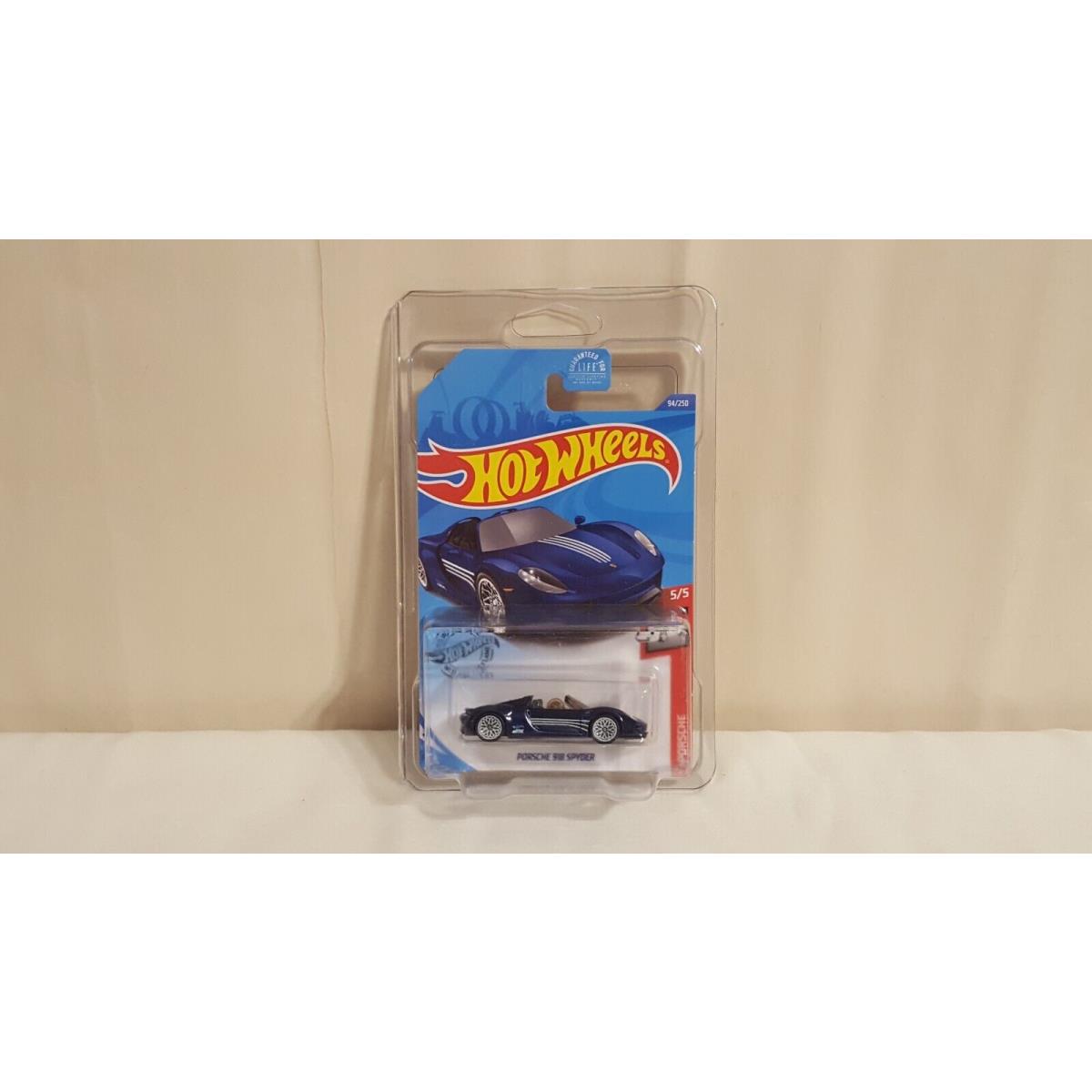 Hot Wheels 2020 Super Treasure Hunt Porsche 918 Spyder W/protecto