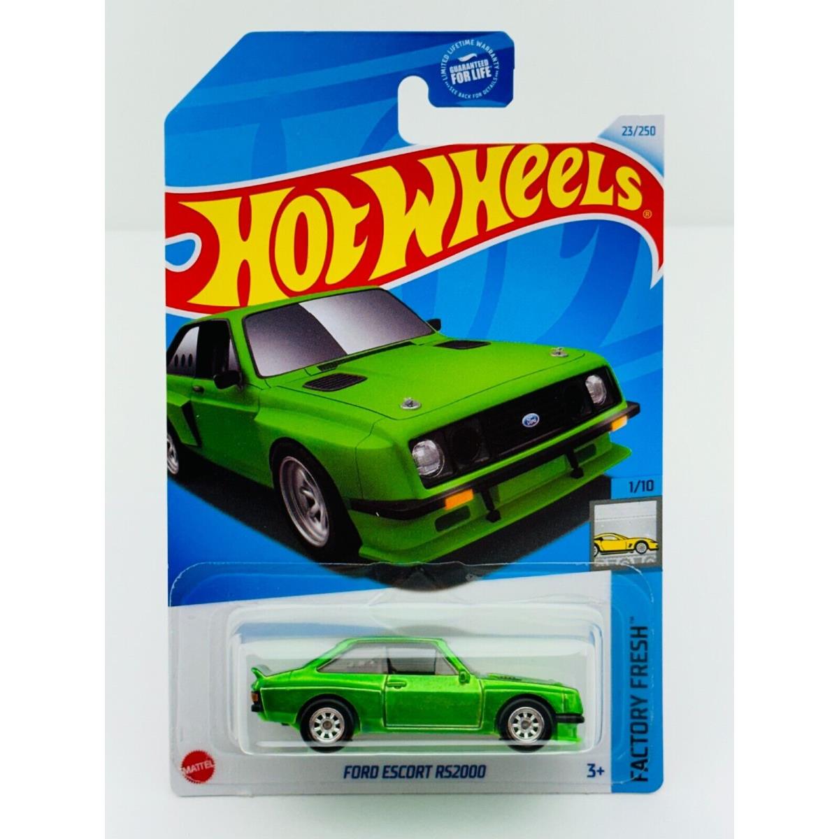 Hot Wheels 2024 Super Treasure Hunt Ford Escort RS2000 Green