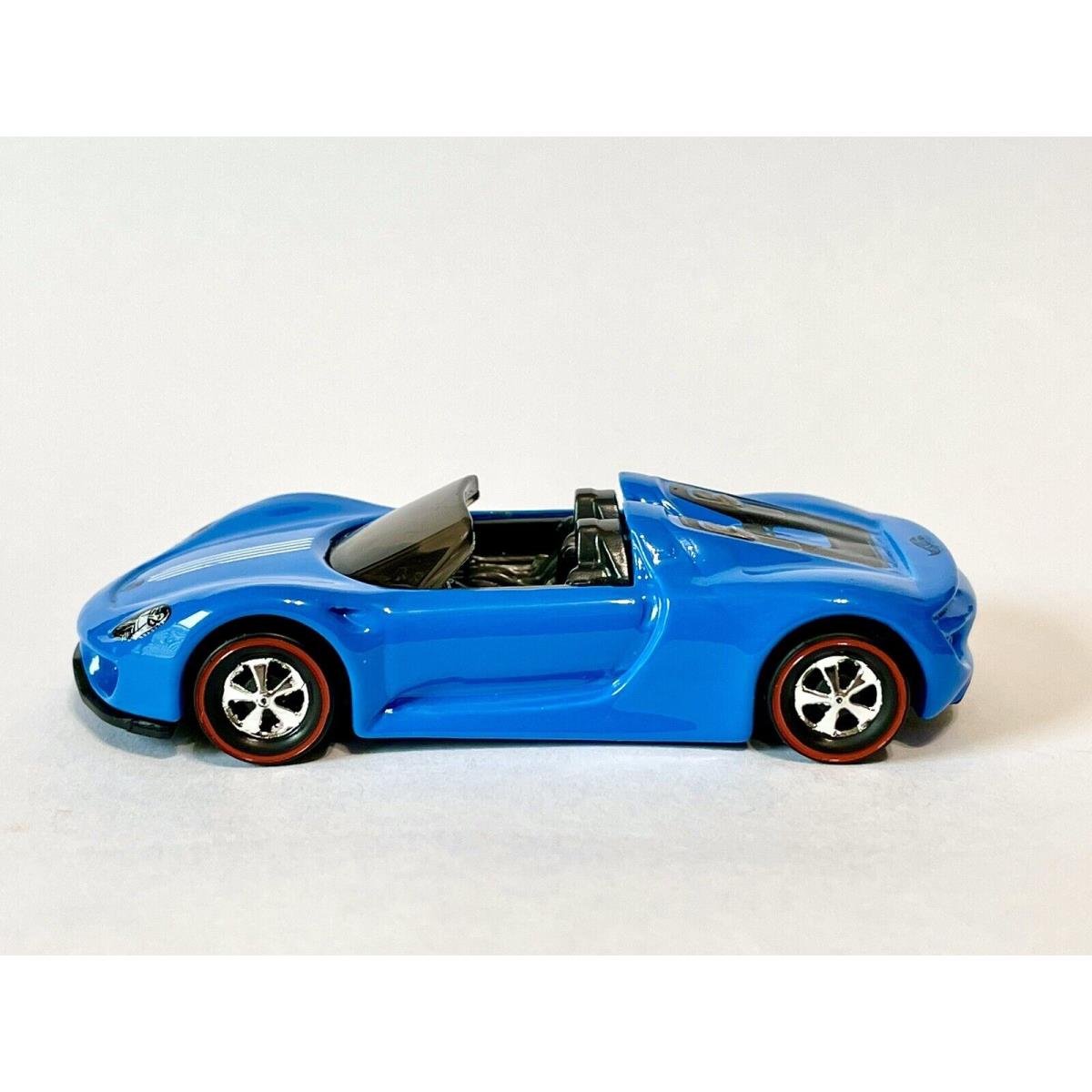 Hot Wheels Blue Porsche 918 Spyder - Beautiful Sports Car Custom Made Redline