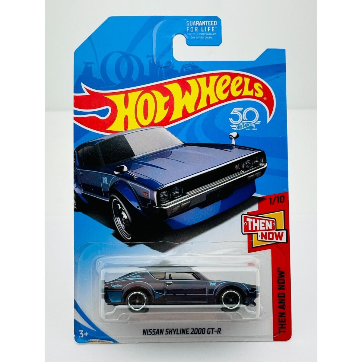 Hot Wheels 2018 Super Treasure Hunt Nissan Skyline 2000 Gt-r Blue