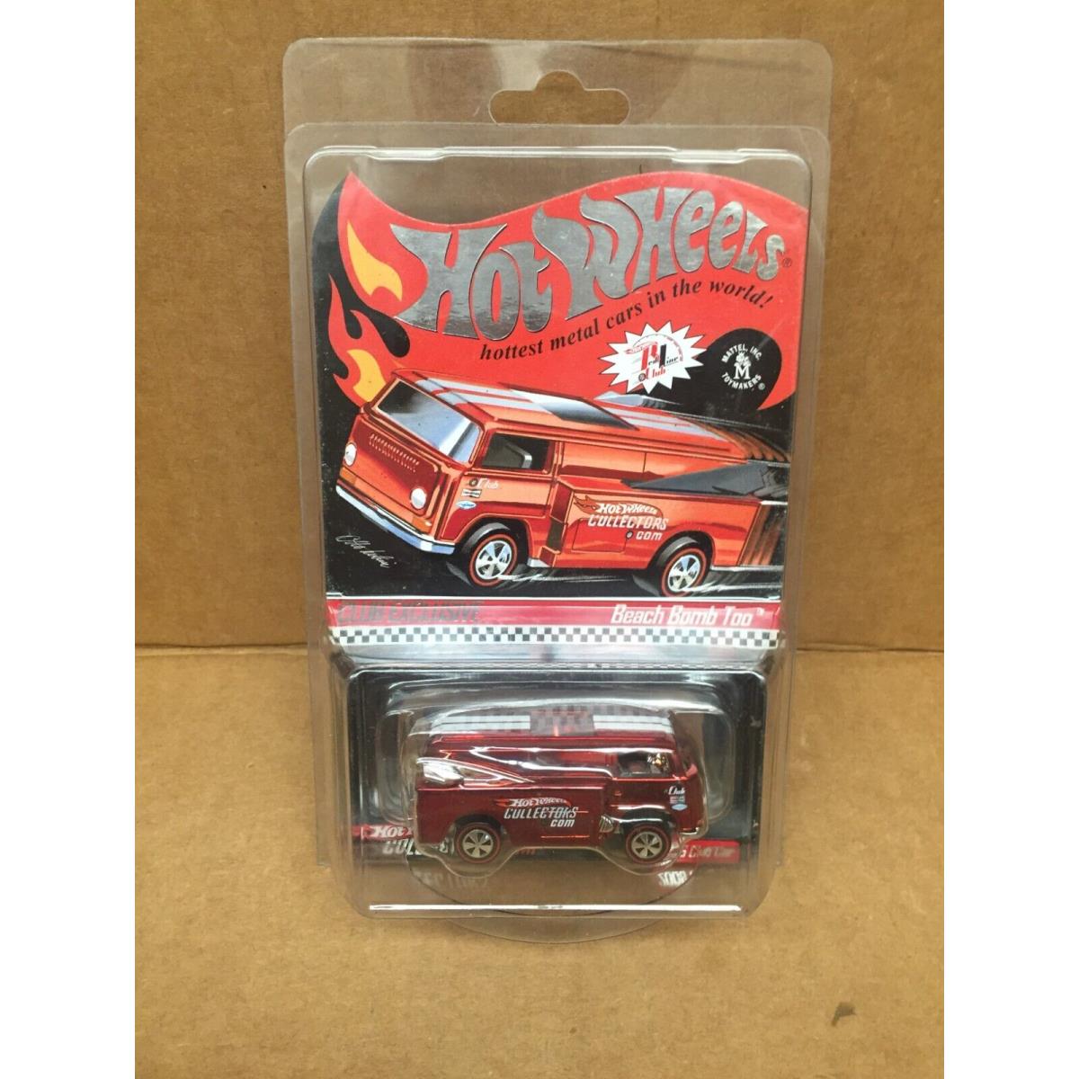 Hot Wheels Redline Club Beach Bomb Too 2006 Club Car Red Limited ED 0517/5000