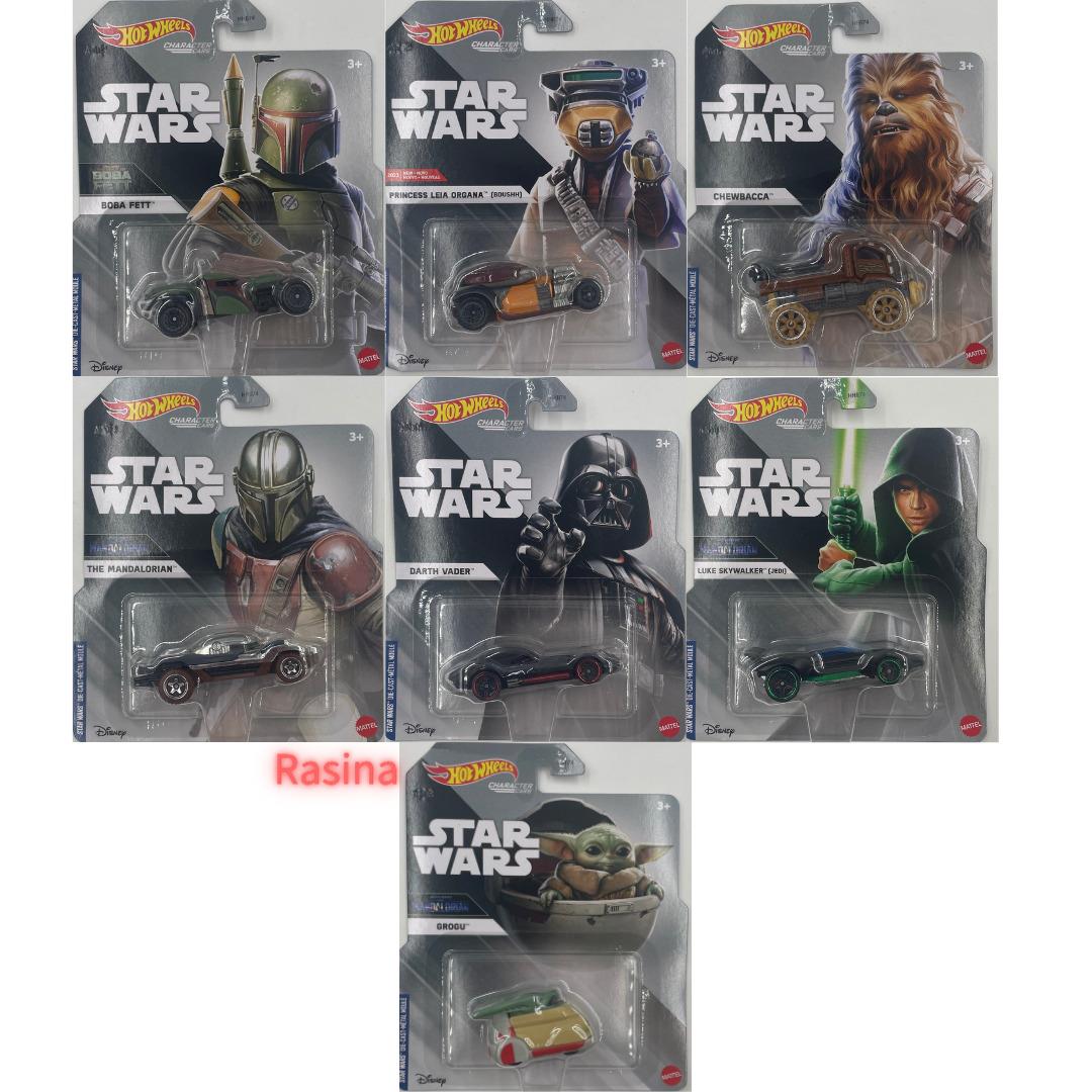 Hot Wheels 1:64 Disney Star Wars H Case 7 Cars Set Metal Diecast Car Model Toy