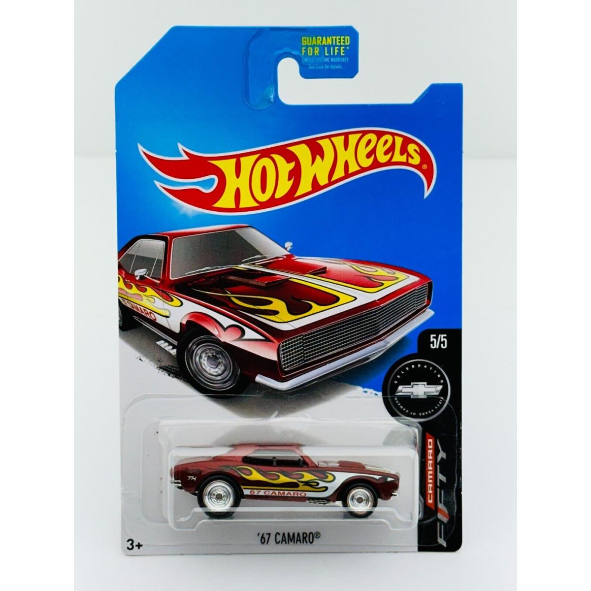 Hot Wheels 2017 Super Treasure Hunt `67 Camaro Red