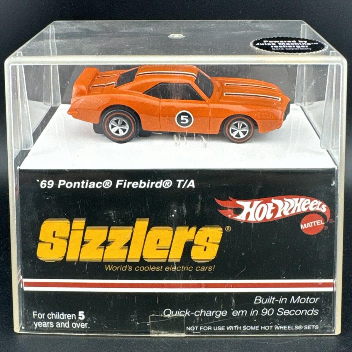 2006 Hot Wheels Sizzlers Redlines Orange 69 Pontiac Firebird T/a No Rubber Band