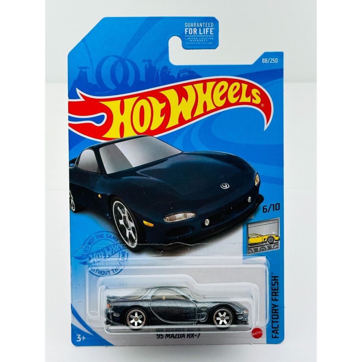 Hot Wheels 2021 Super Treasure Hunt 95 Mazda RX7 Gray Blue