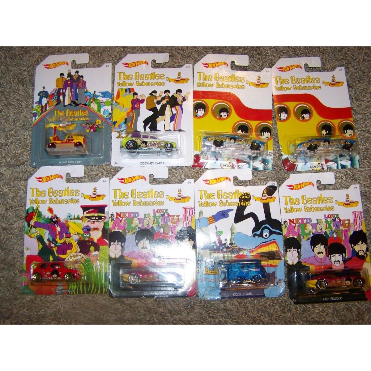 The Beatles Hot Wheels Cars