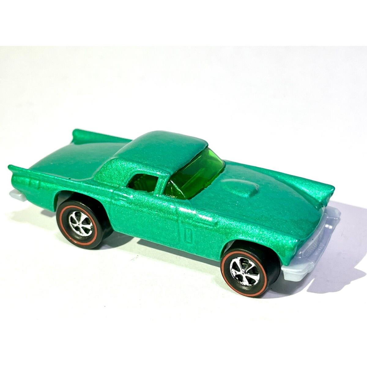 Custom Ford T-bird Thunderbird Mint Green Metallic Hot Wheels Redline