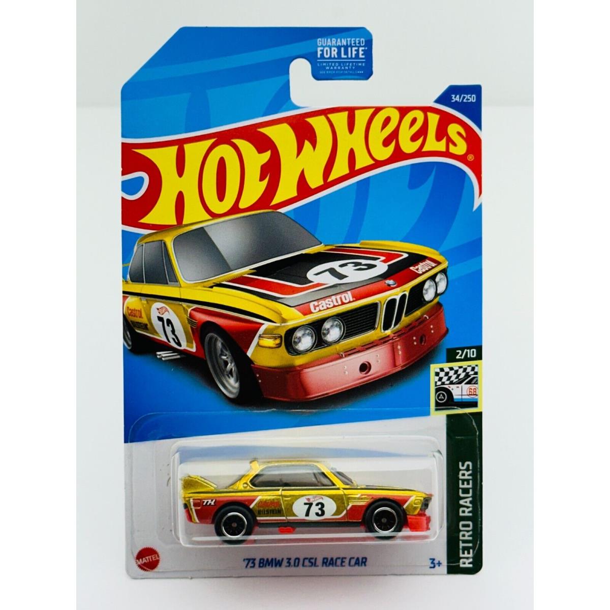 Hot Wheels 2022 Super Treasure Hunt `73 Bmw 3.0 Csl Race Car Gold