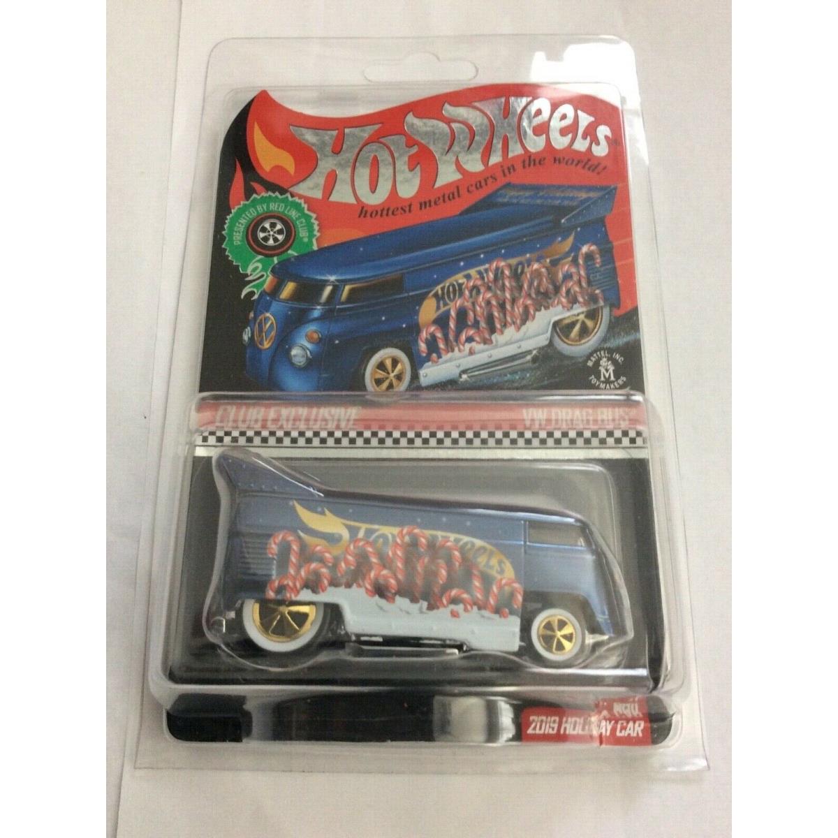 2019 Hot Wheels Rlc Holiday Car Club Exclusive VW Drag Bus