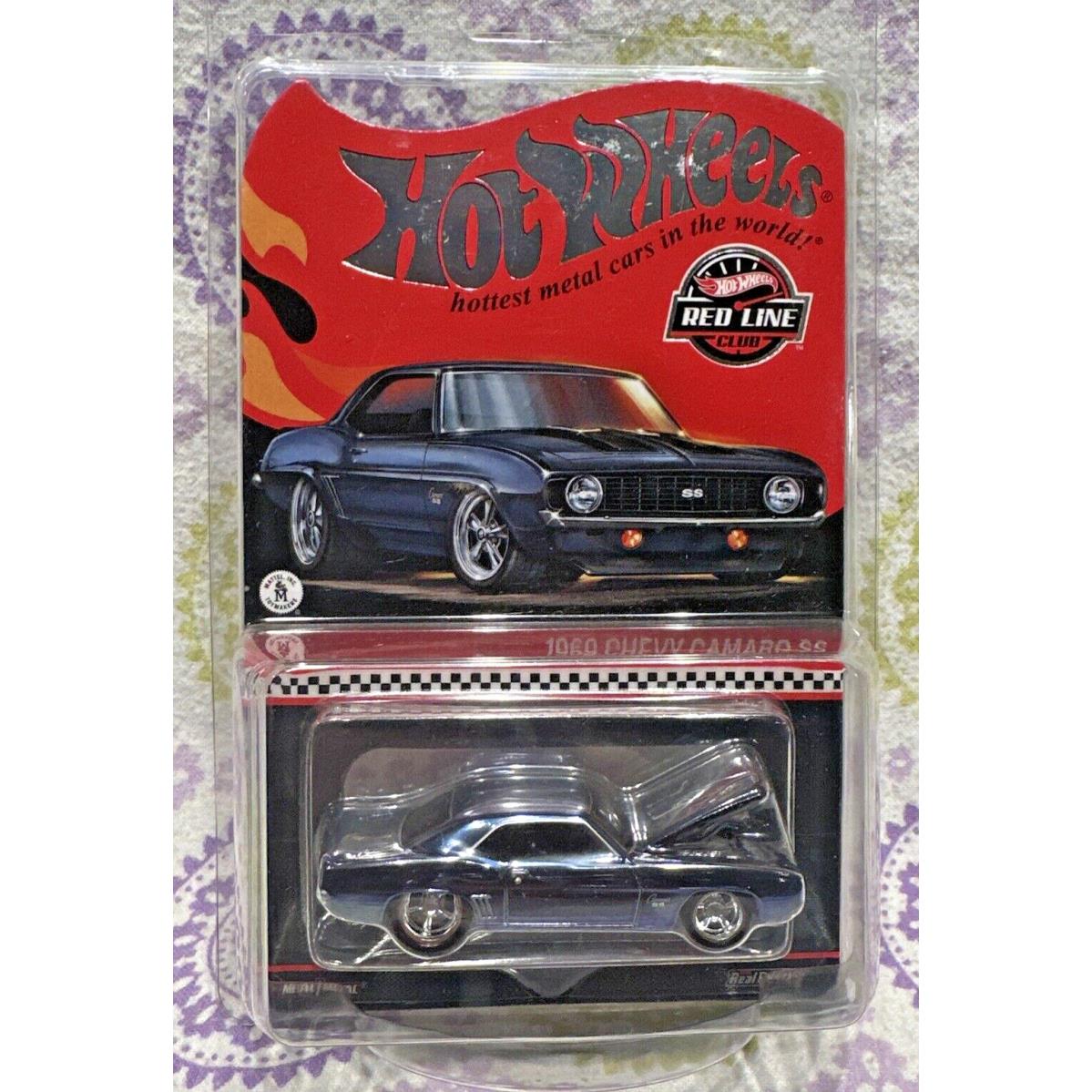 Hot Wheels Collectors Rlc Exclusive: `69 Chevrolet Camaro SS Blue