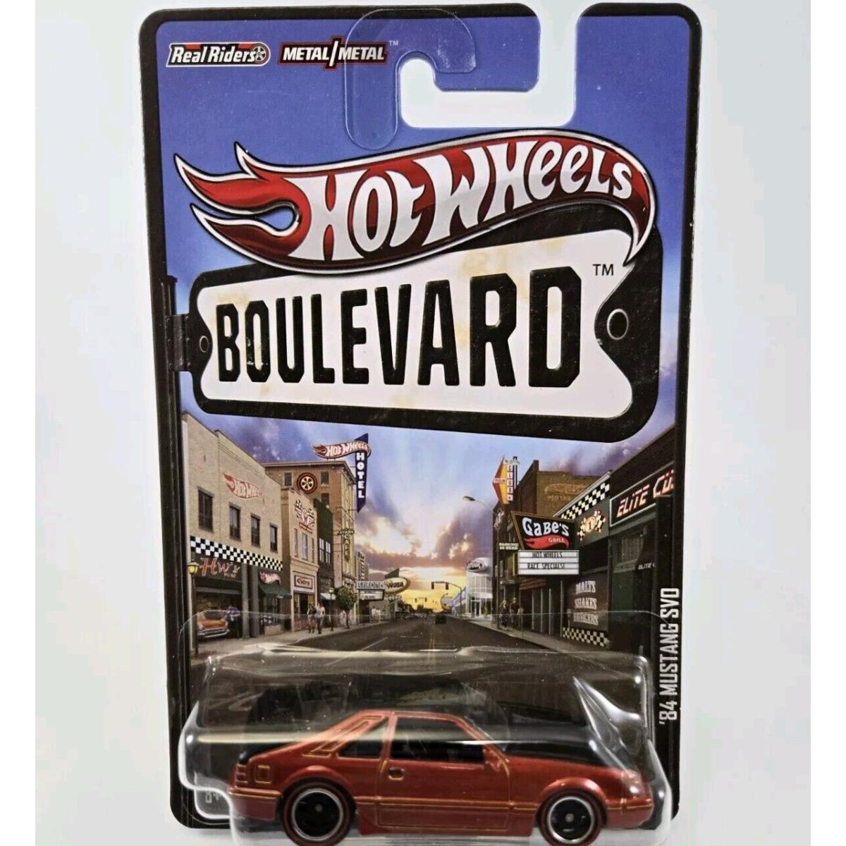 Hot Wheels Boulevard `84 Mustang Svo Ford Fox Body 1/64 Rare