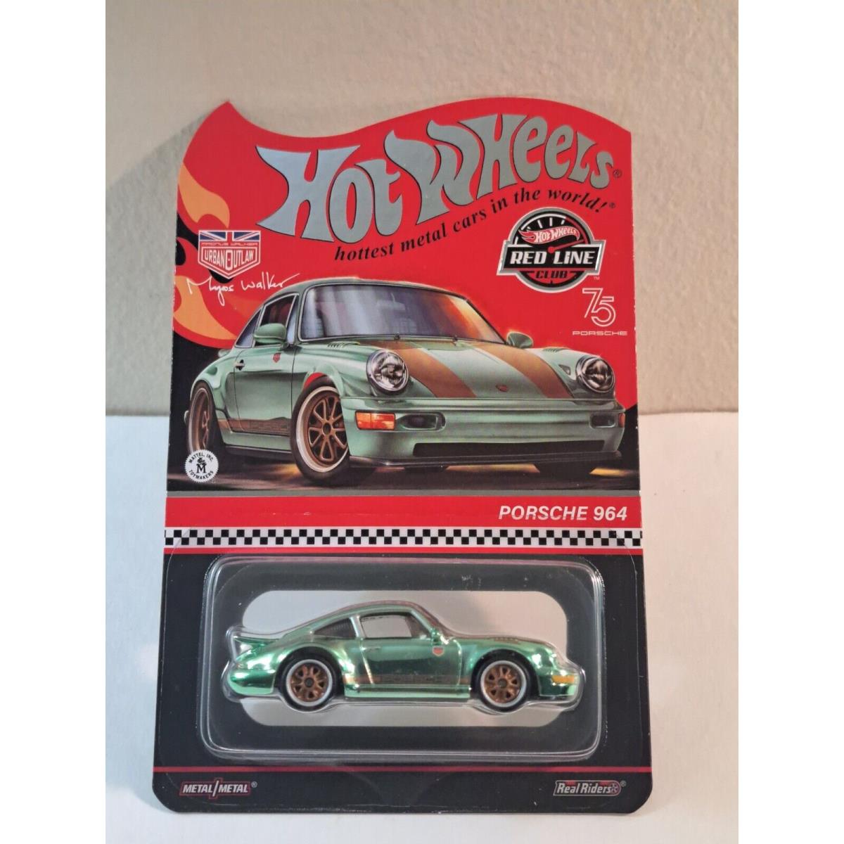 Hot Wheels Redline Club Rlc Magnus Walker Urban Outlaw Porsche 964 - Mint Green