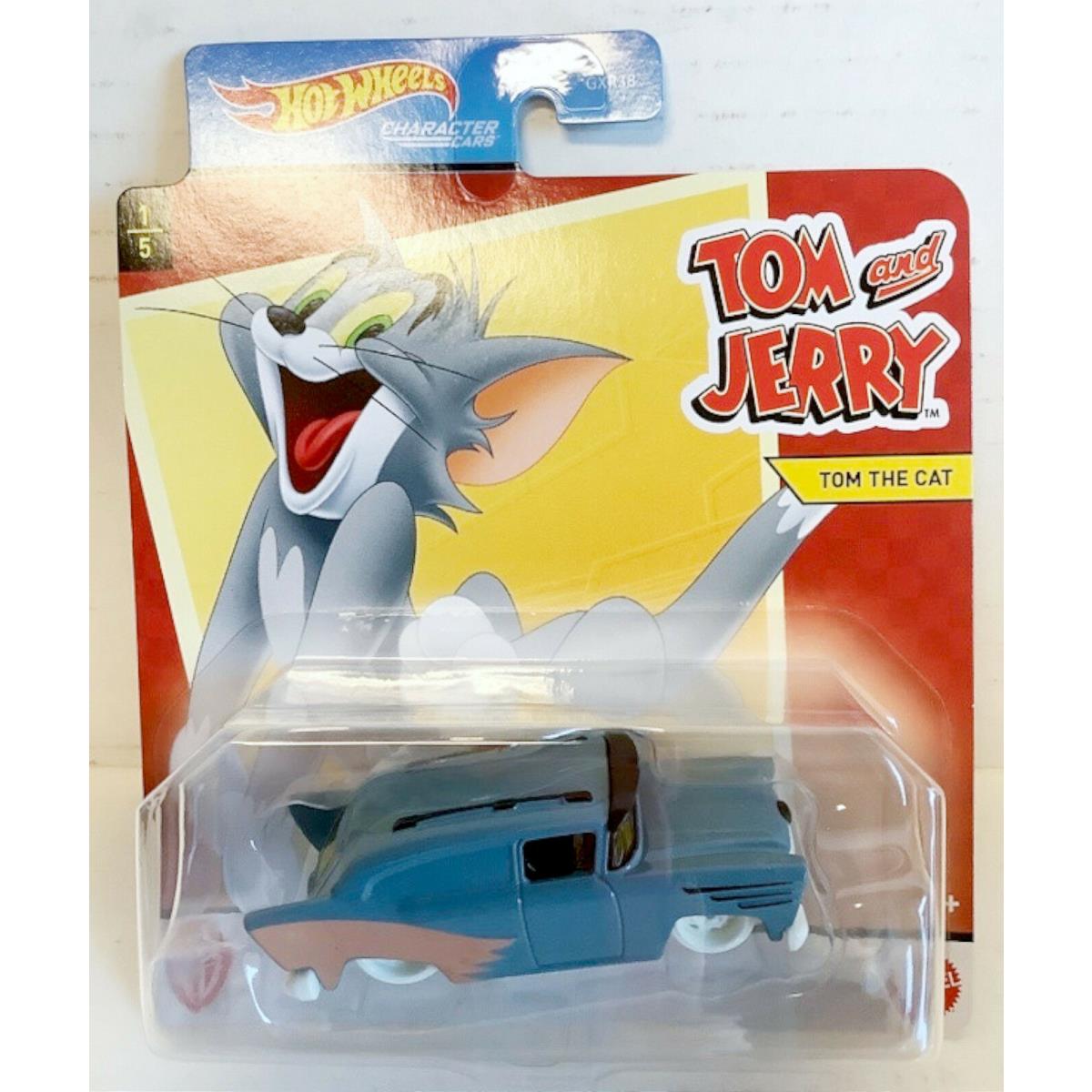 Hot Wheels GRM58 1:64 Hanna Barbera Tom The Cat Character Die-cast Car Jerry