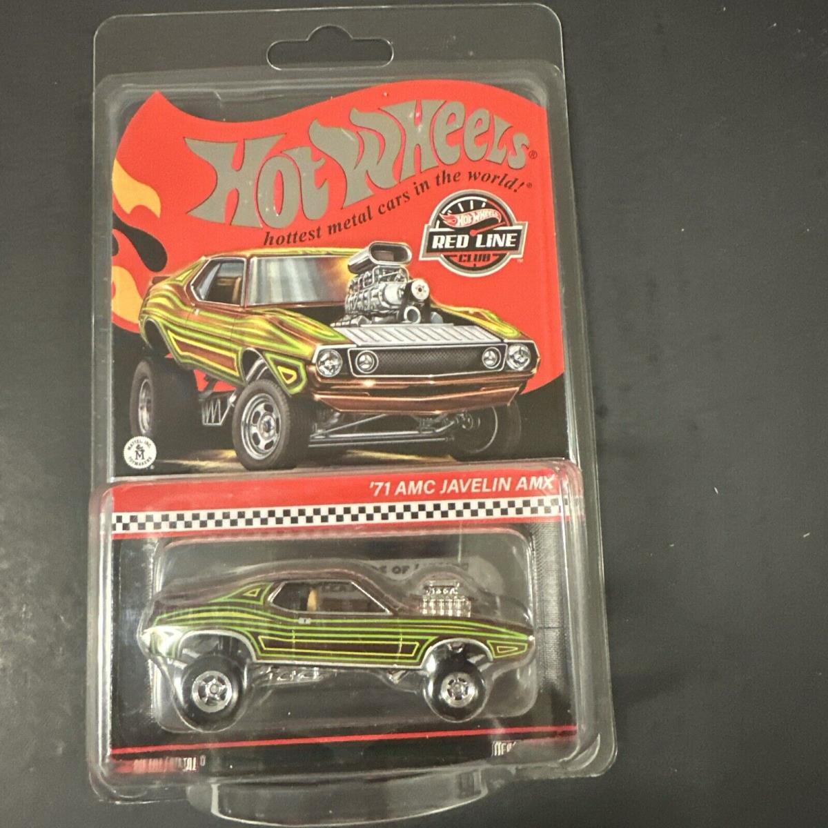 2024 Hot Wheels Rlc Exclusive `71 Amc Javelin Amx 16689/30000 Red Line Club