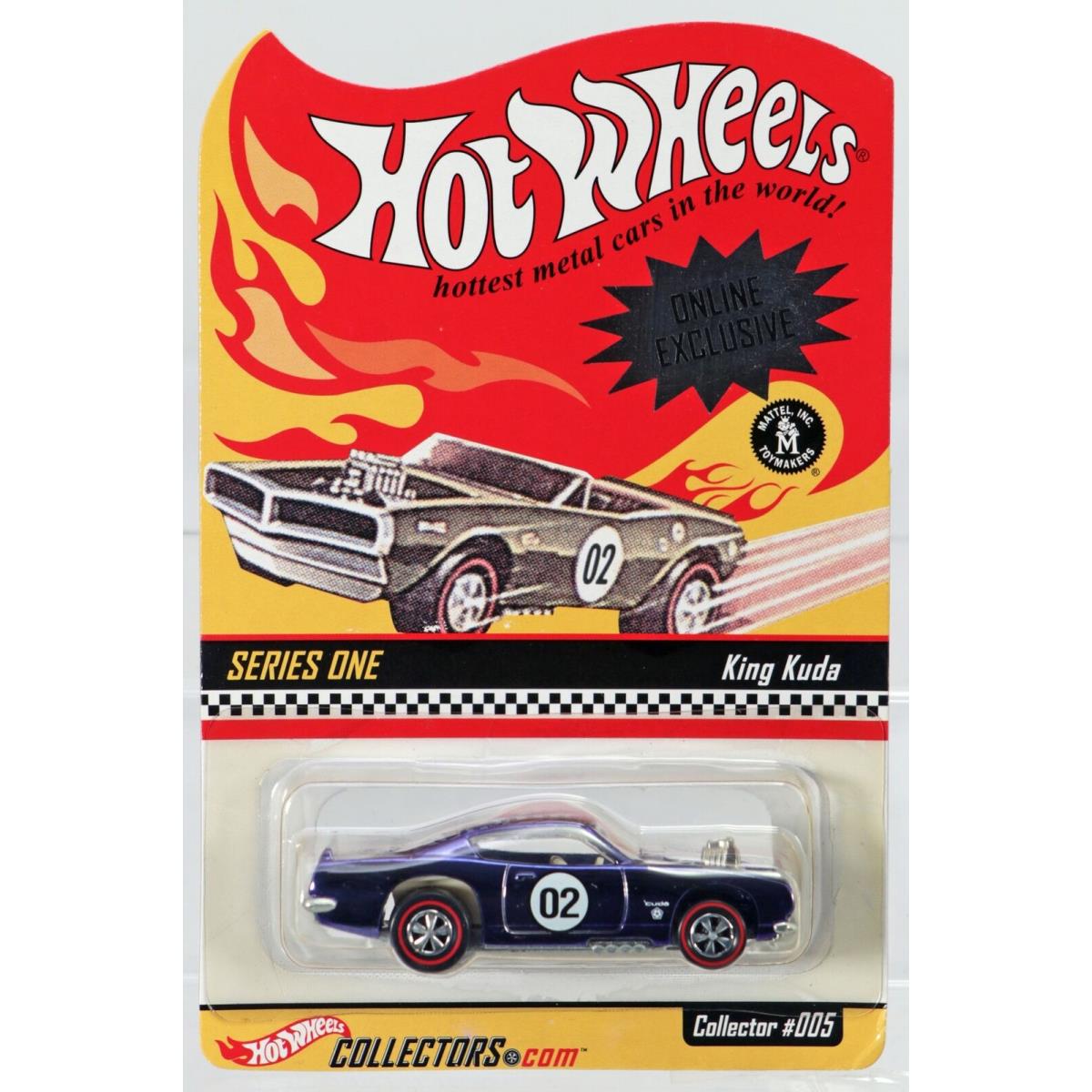 Hot Wheels King Kuda Online Exclusive Series 1 85510 Nrfp 2001 Dark Blue