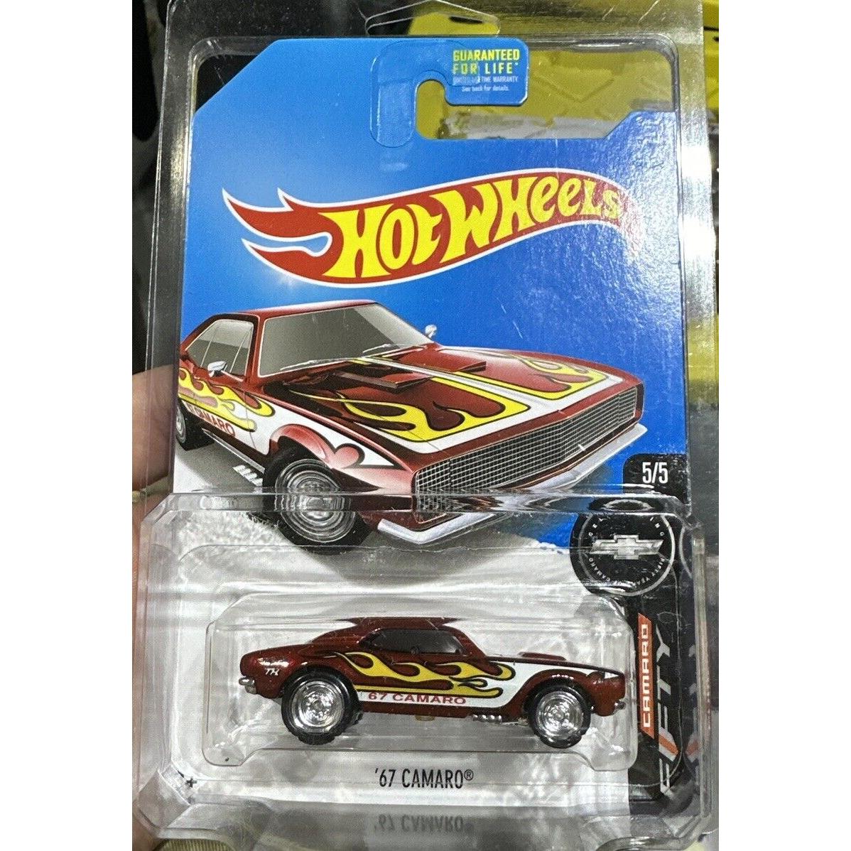 2017 Hot Wheels Super Treasure Hunt 67 Camaro with Protector