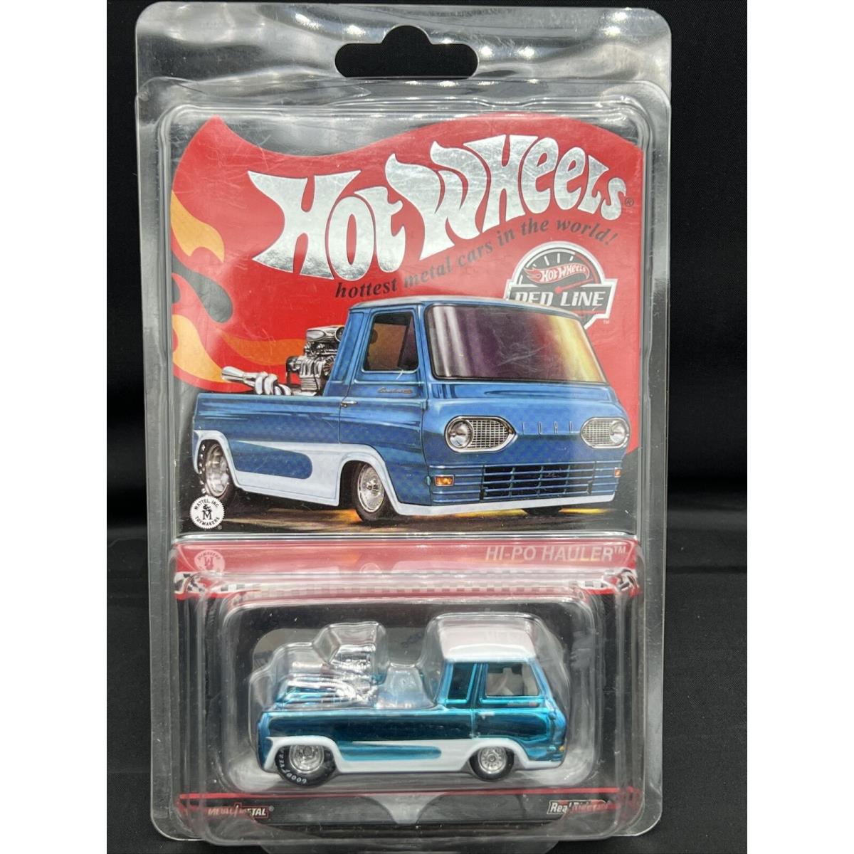 2022 Hot Wheels Blue Hi-po Hauler Redline Club Rlc 26438/30000