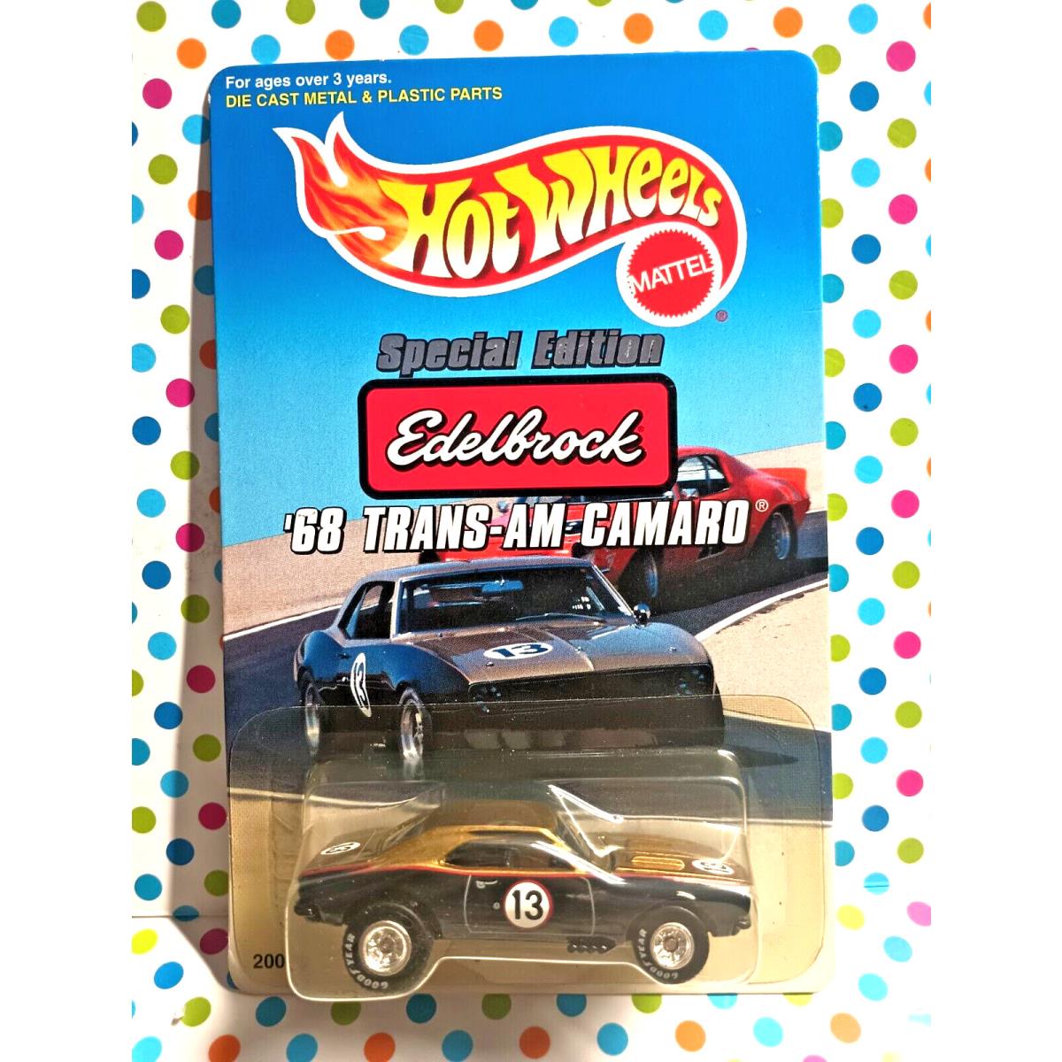 Hot Wheels Special Edition 68 Trans-am Camaro Edelbrock