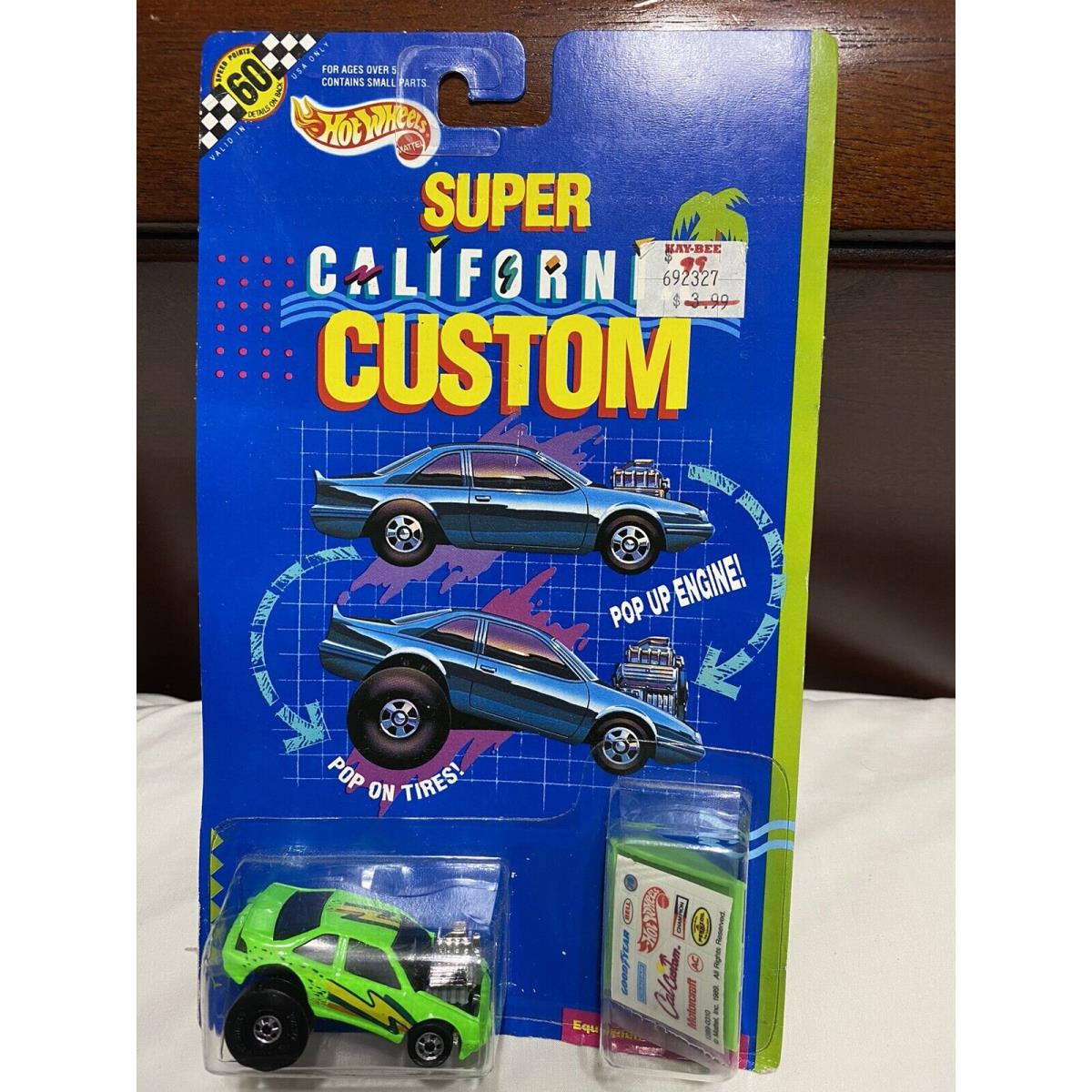 Hot Wheels Super California Custom Race Ace 9156 Die Cast - Mattel 1990