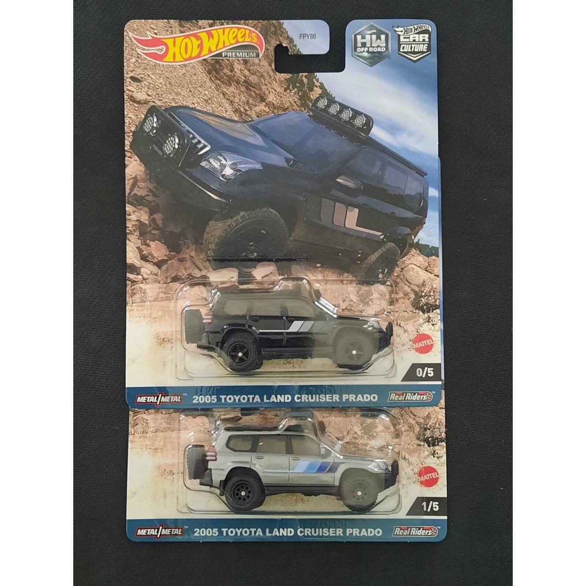 Hot Wheels Car Culture Off Road 2005 Toyota Land Cruiser Prado Chase+regular