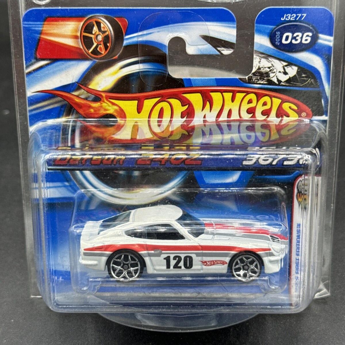 2006Hot Wheels White Datsun 240Z Variation Short Fte Card 36/38