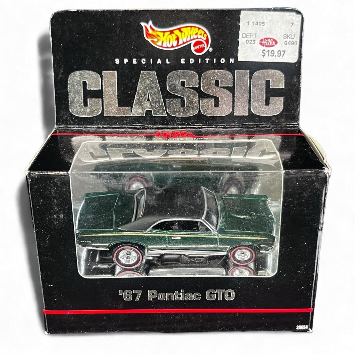 `67 Pontiac Gto 1998 Hot Wheels Special Edition Classic Hills Exclusive