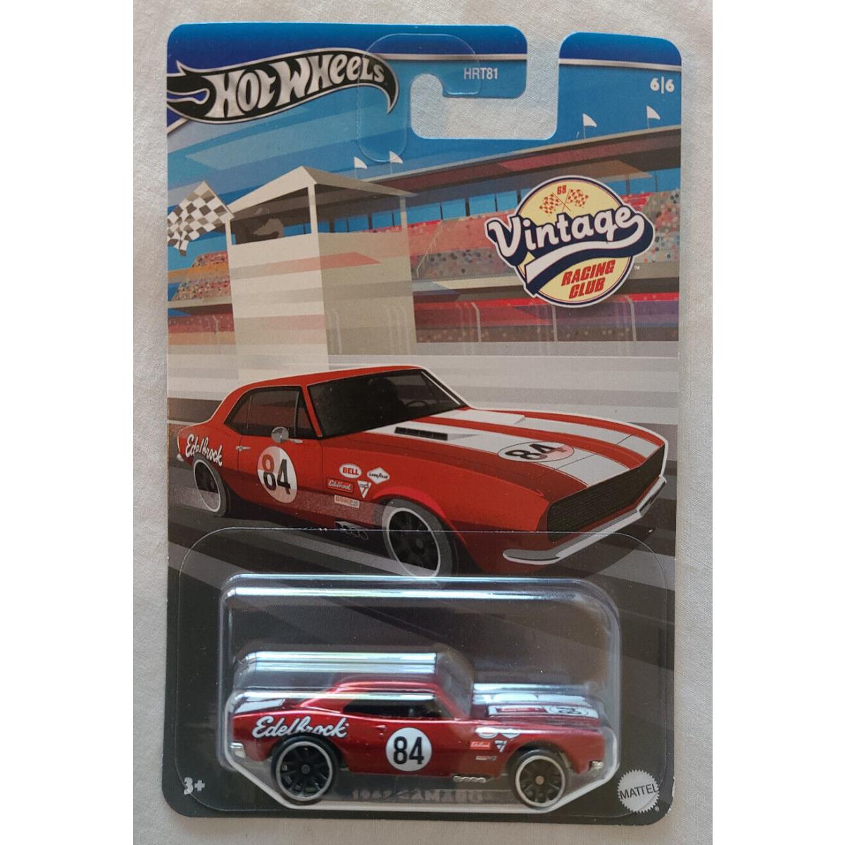 2024 Hot Wheels 1967 Camaro Chase Car Vintage Racing Club Htf