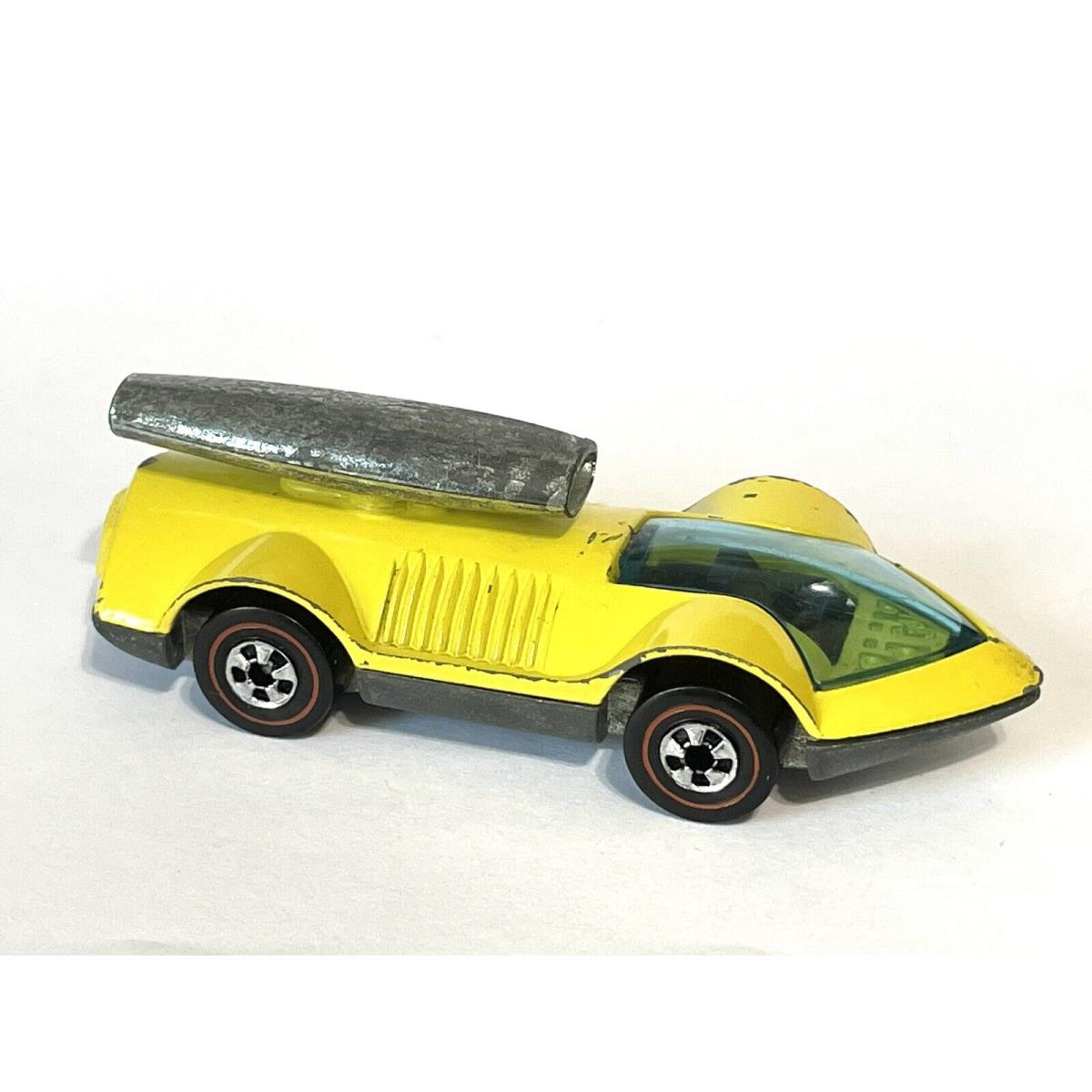 1970 Hot Wheels Redline Rocket Bye Baby Yellow Enamel All Ultra Rare