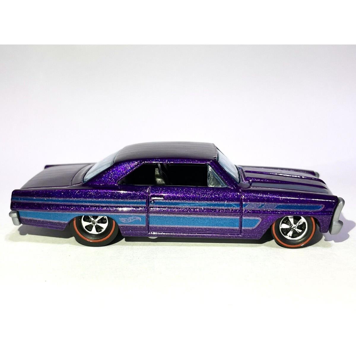 Hot Wheels Custom Made Redline 1966 Chevy Nova Metallic Purple