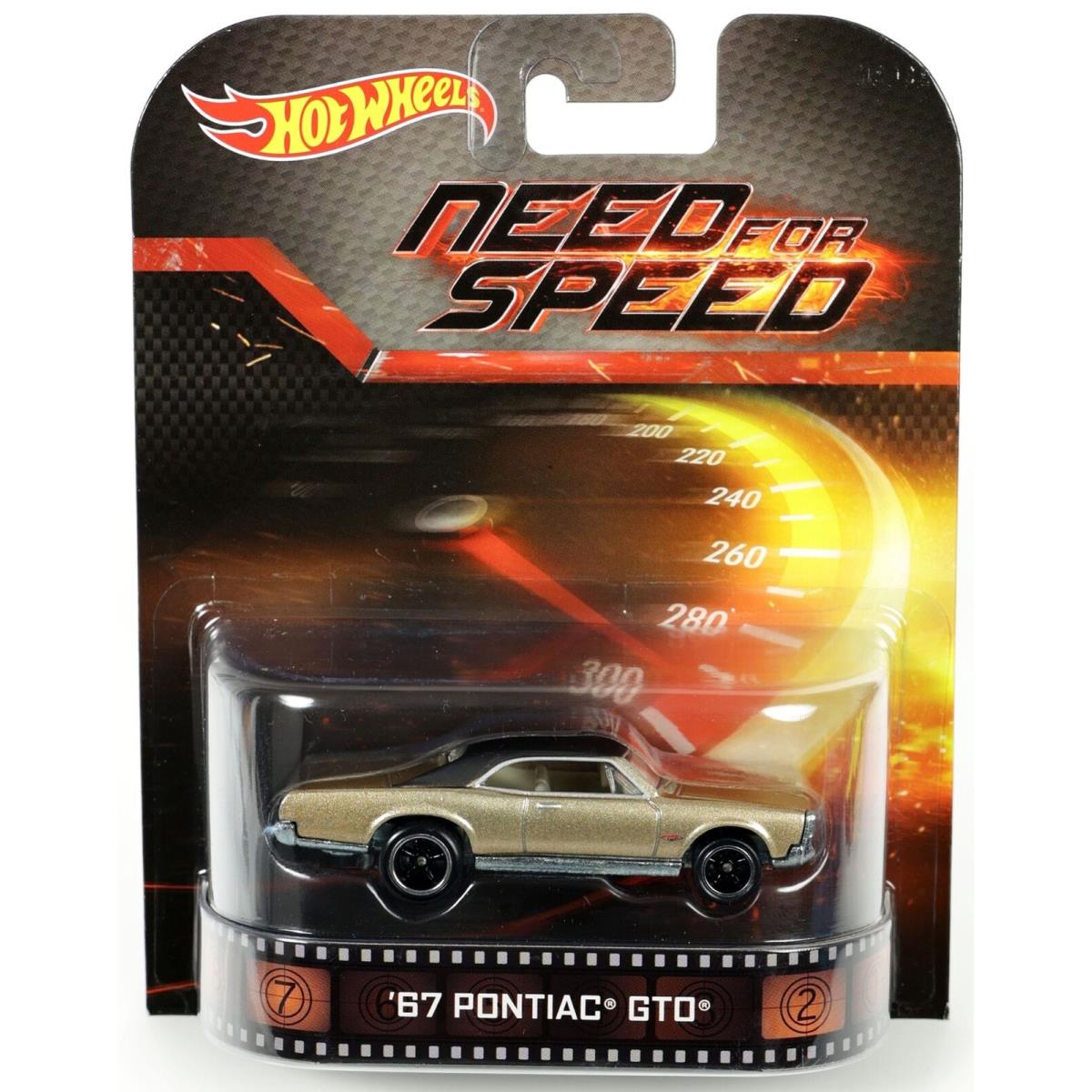 Hot Wheels 1967 Pontiac Gto Need For Speed Retro Entertainment BDT83 Nrfp 1:64