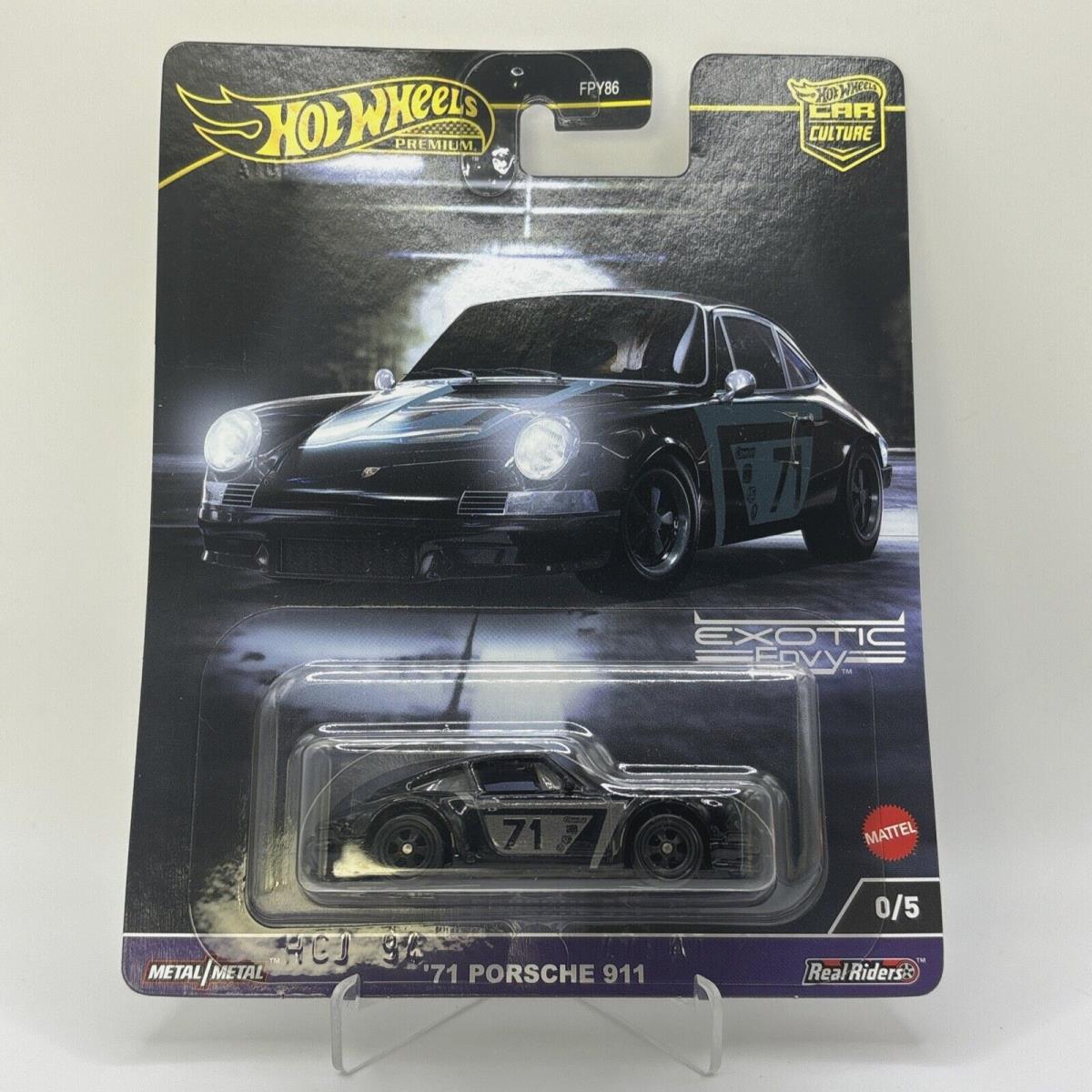 Hot Wheels Premium Car Culture Exotic Envy Porsche 911 Chase Car 0/5