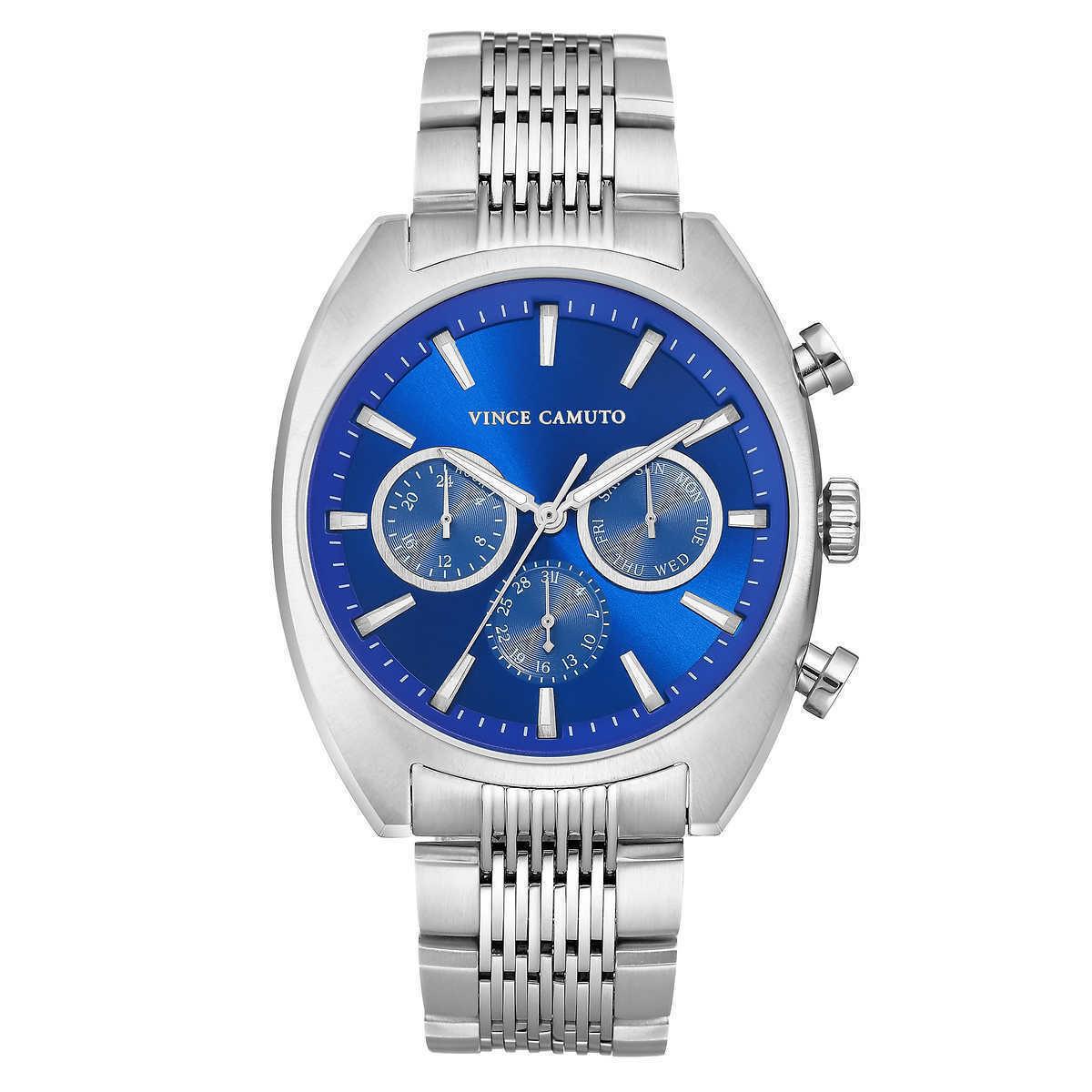 Vince Camuto VC/1040BLSV Stainless Steel Multi Function Men`s Watch