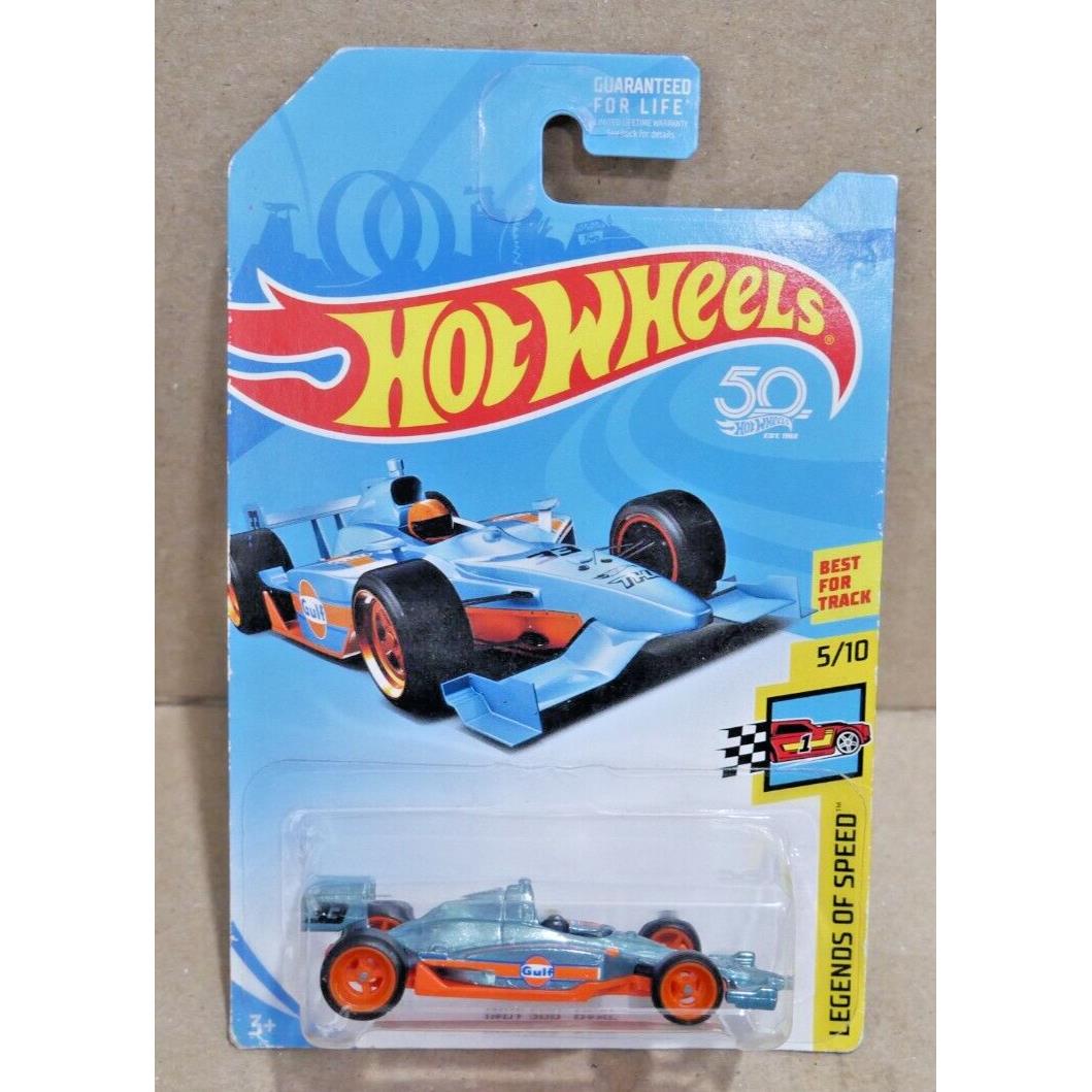 2017 2018 Hot Wheels Super Treasure Hunt Indy 500 Oval Gulf Oil Race Car